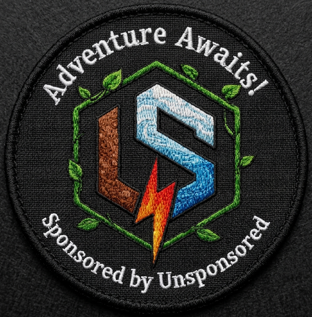 Unsponsored Adventure Awaits collection — outdoor graphic tees