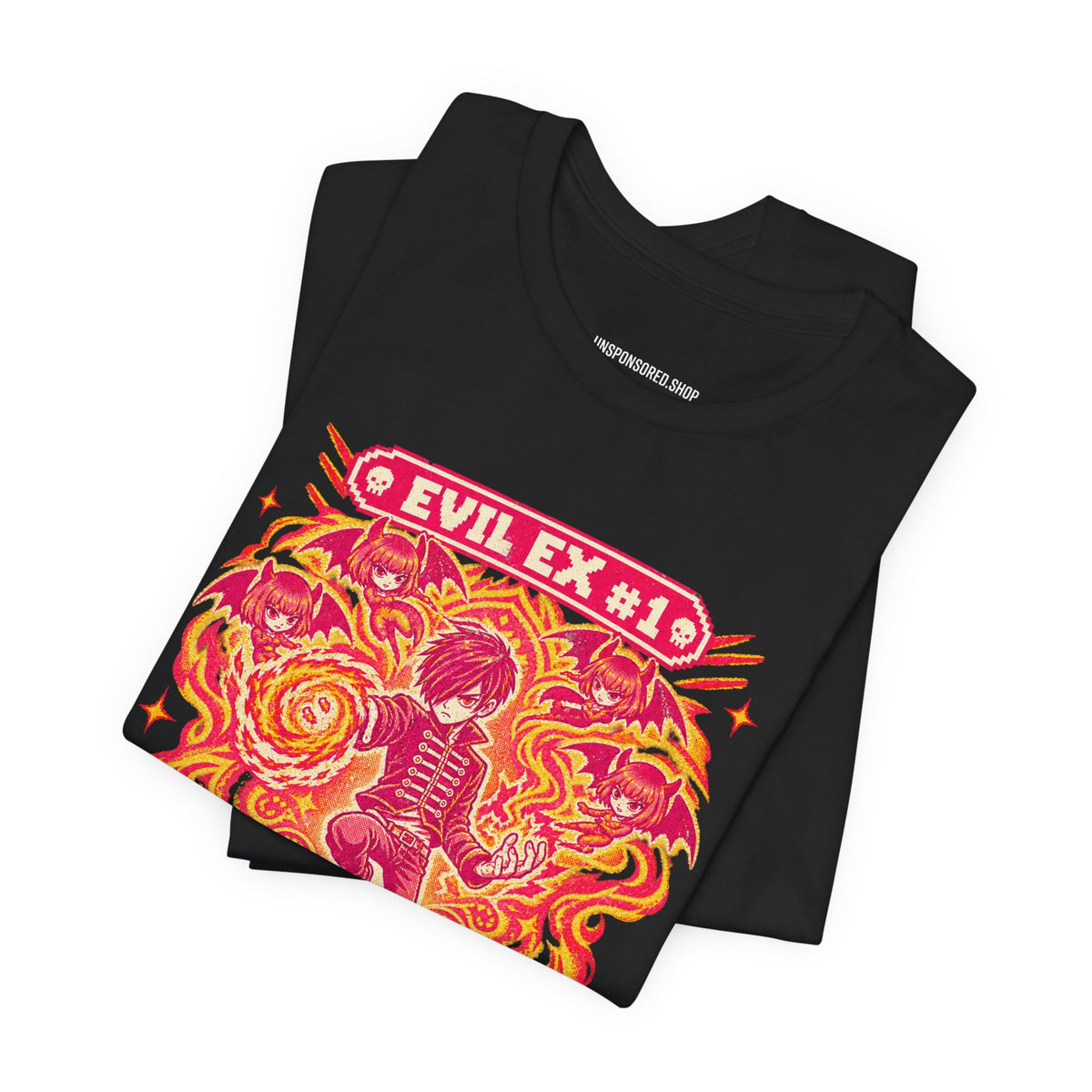 Unsponsored vs the World — Evil Ex #1 Graphic Tee — product photo 5