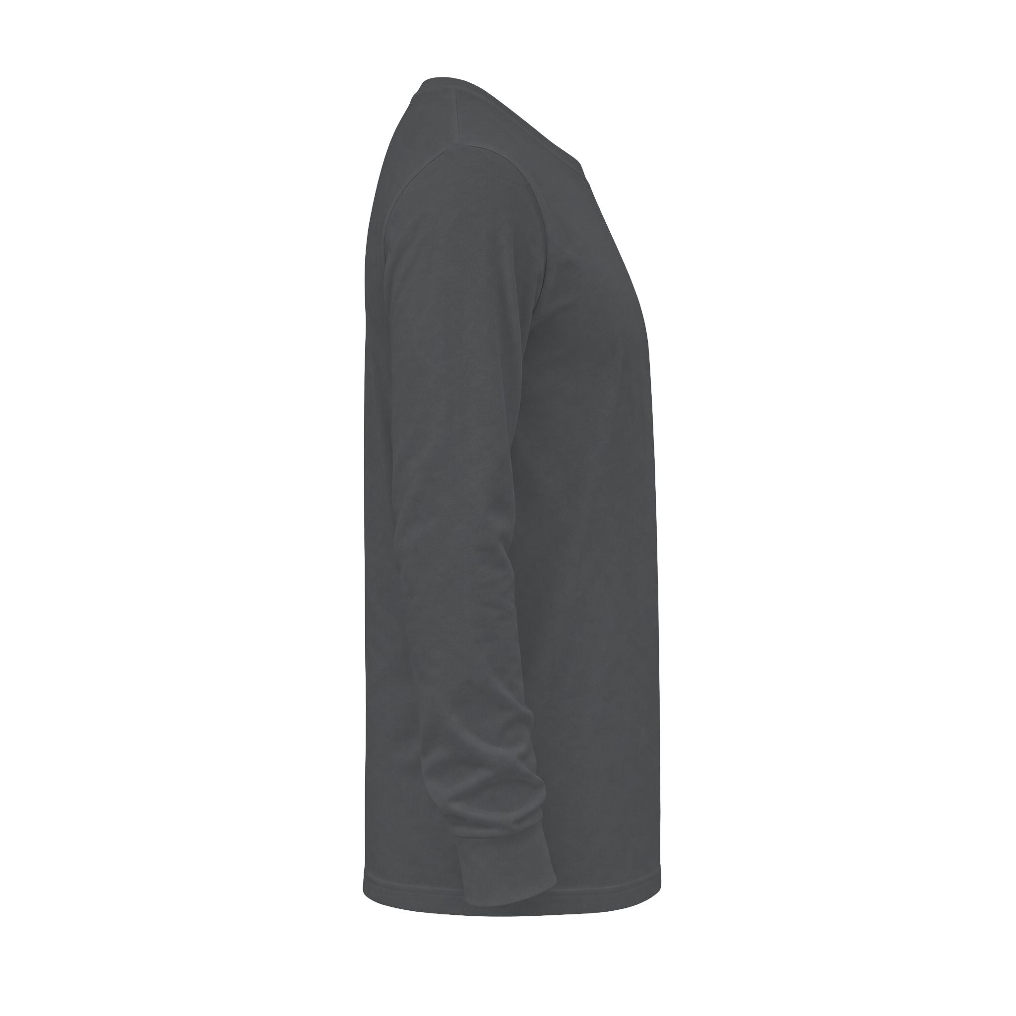Long Sleeve Tee — Minimal Logo Crewneck (Front Chest & Back Emblem)
