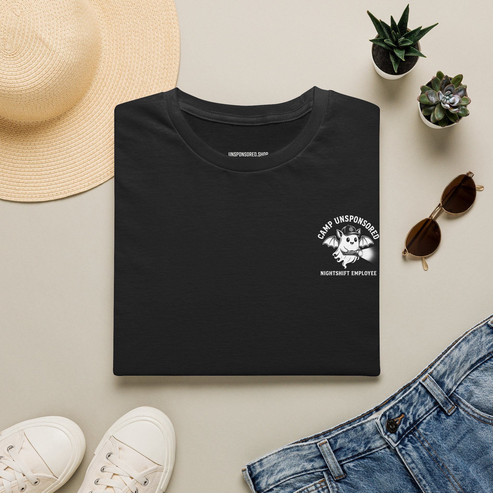Batghost Camp Unsponsored - Campfire Nightshift Pocket Logo