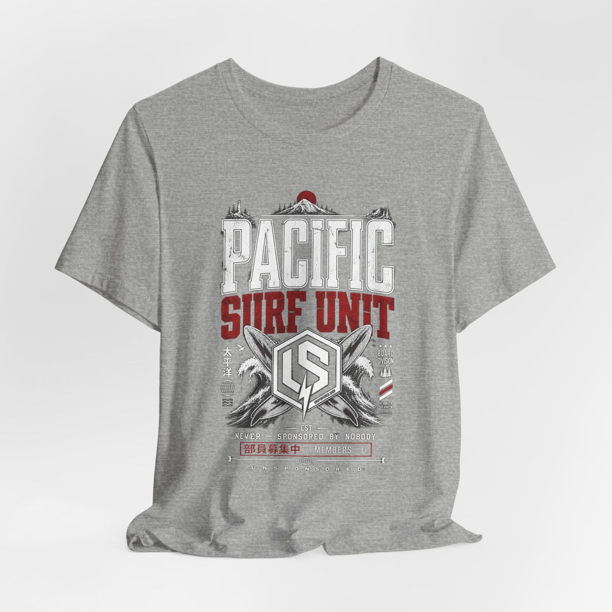 Unsponsored Pacific Surf Unit Graphic Tee — Board Division — product photo 13