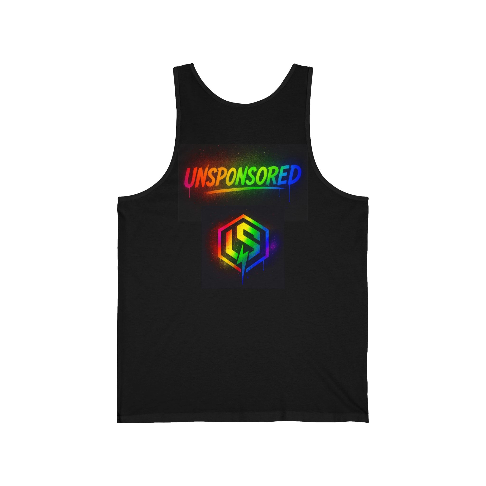 Rainbow Srpay Paint "Unsponsored" - Graphic Tank