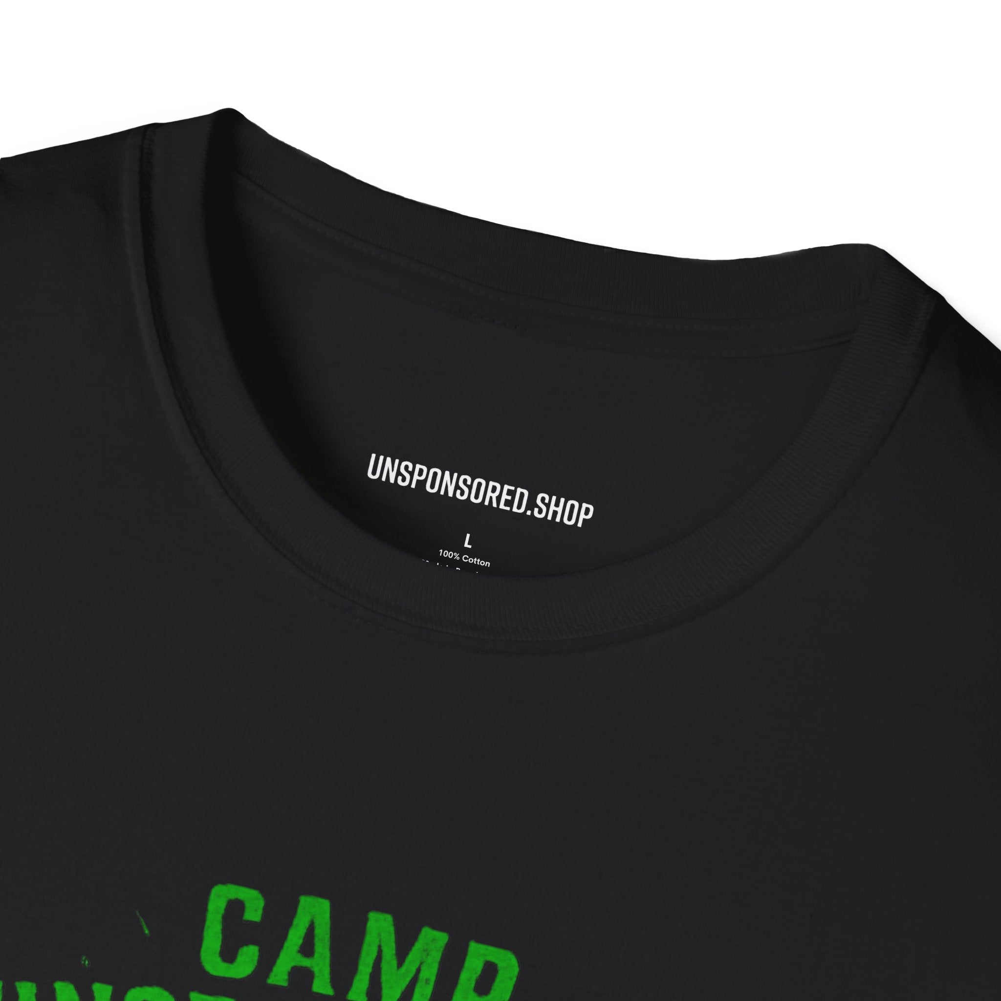 Camp Unsponsored - Green Cabin - Color War Shirt