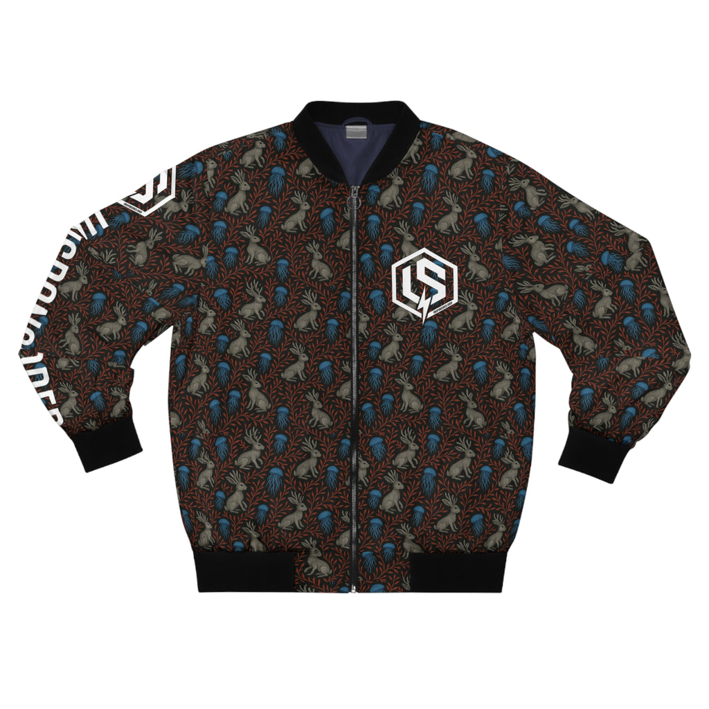 Jackalopes & Jellies Bomber Jacket — All-Over Print Jacket