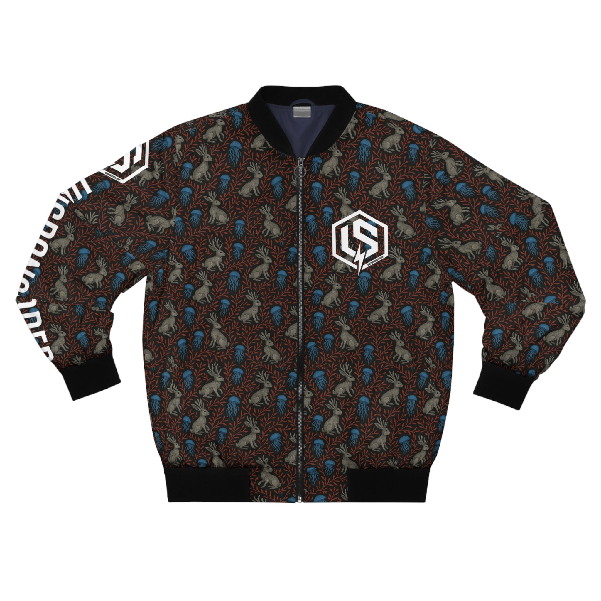 Jackalopes & Jellies Bomber Jacket — All-Over Print Jacket