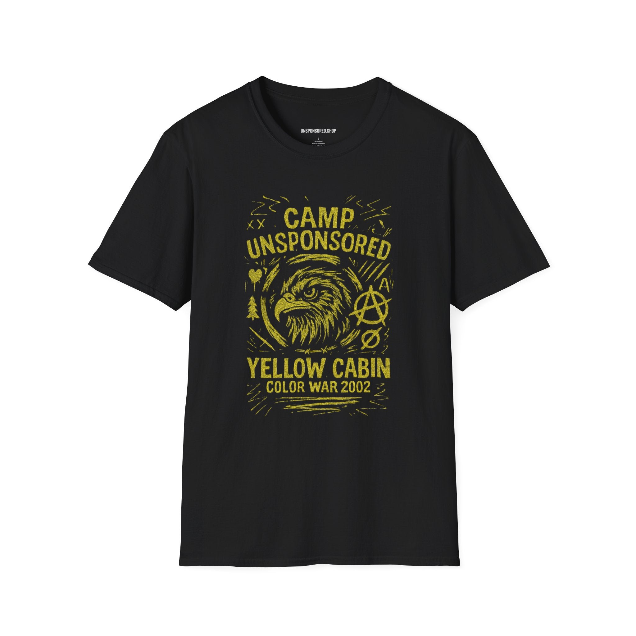 Camp Unsponsored - Yellow Cabin - Color War Shirt
