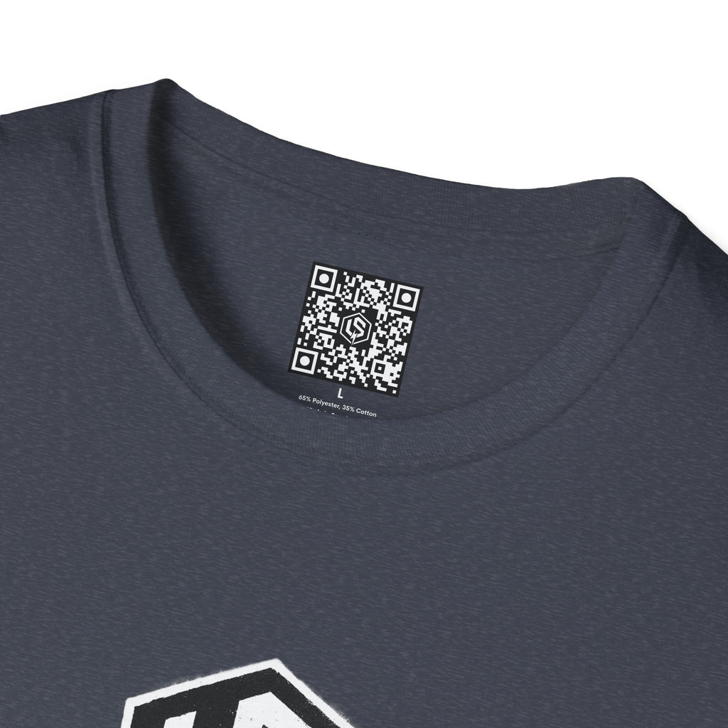 Unsponsored Stencil Tag Logo T‑Shirt — Bold Streetwear Tee