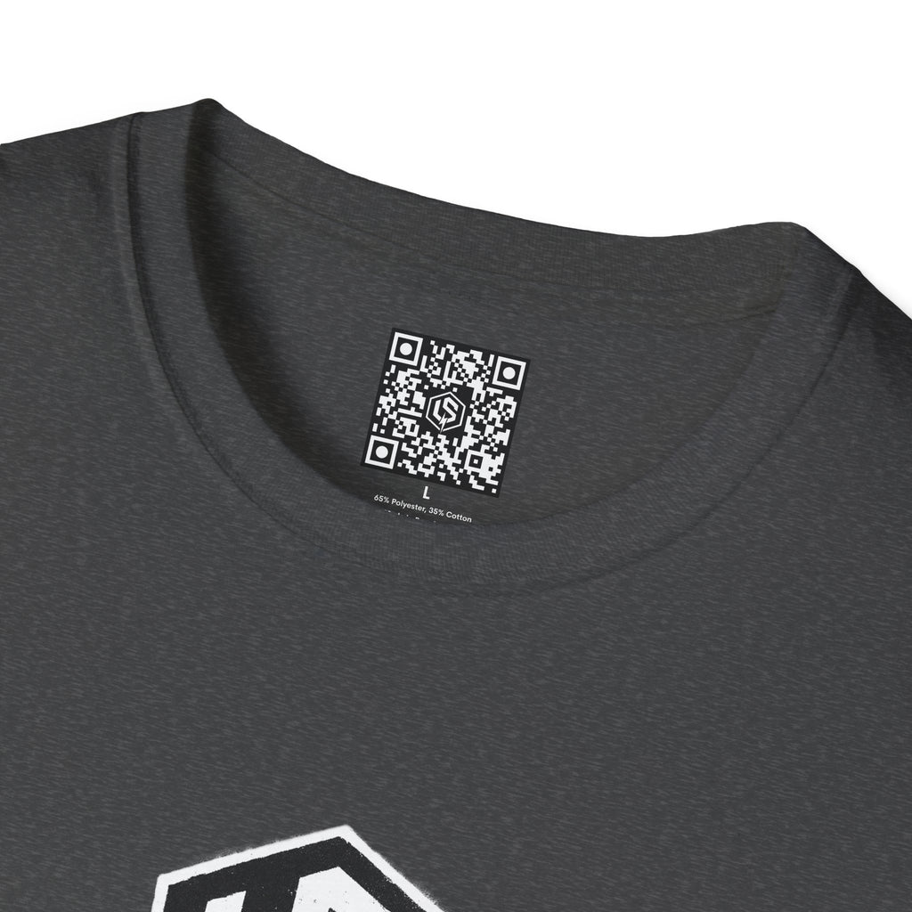 Unsponsored Stencil Tag Logo T‑Shirt — Bold Streetwear Tee