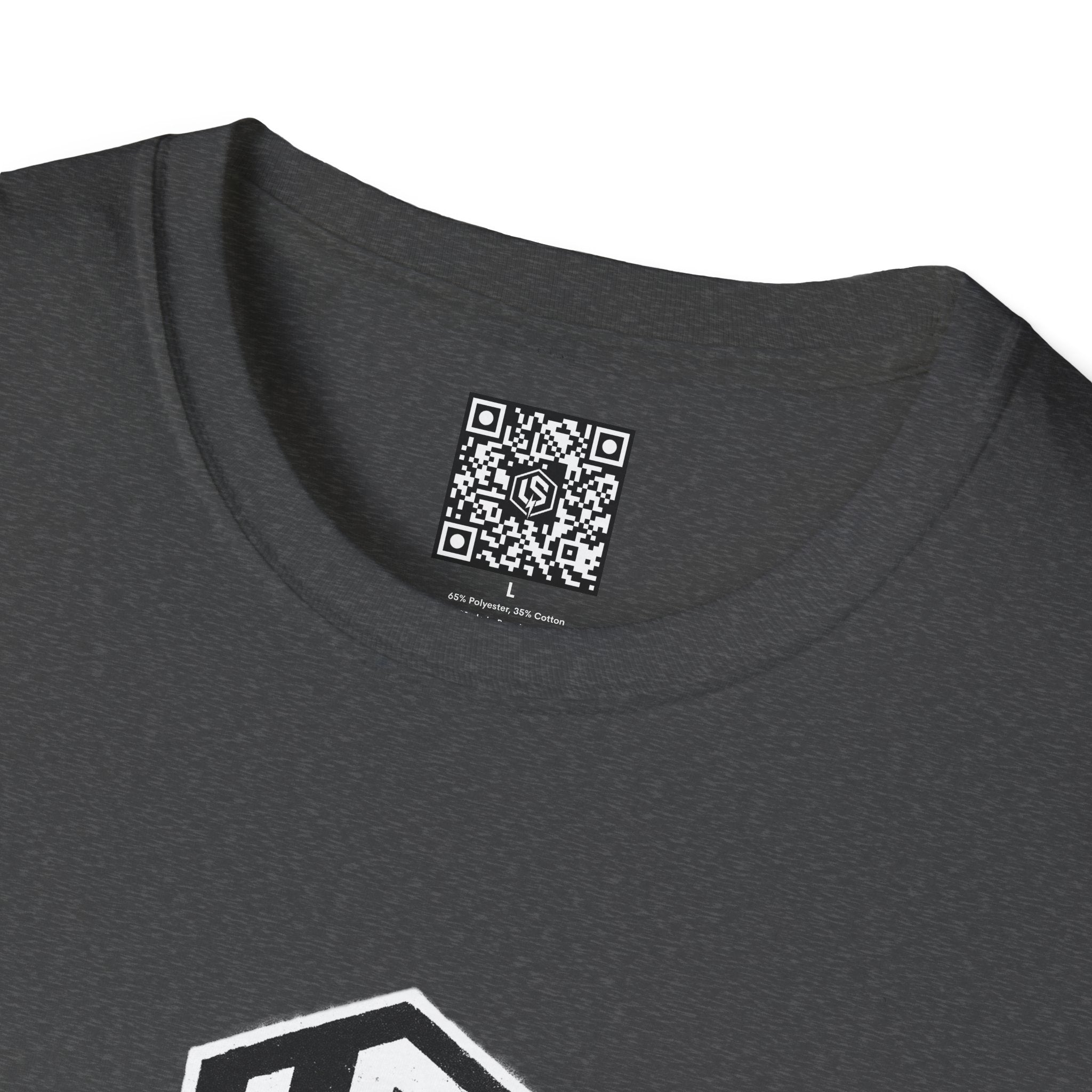 Unsponsored Stencil Tag Logo T‑Shirt — Bold Streetwear Tee