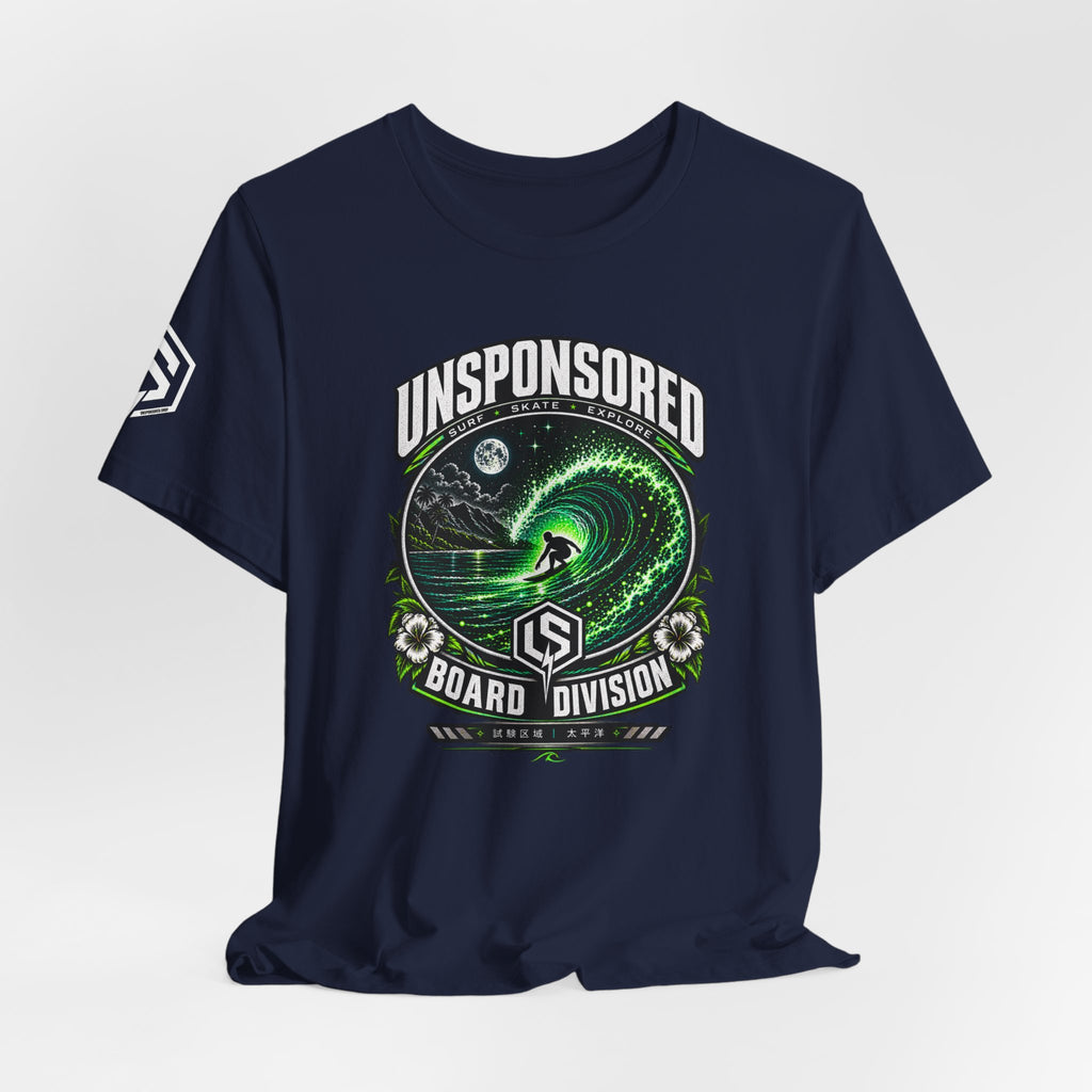 Unsponsored Green Wave Surf Graphic Tee — Board Division — product photo 16