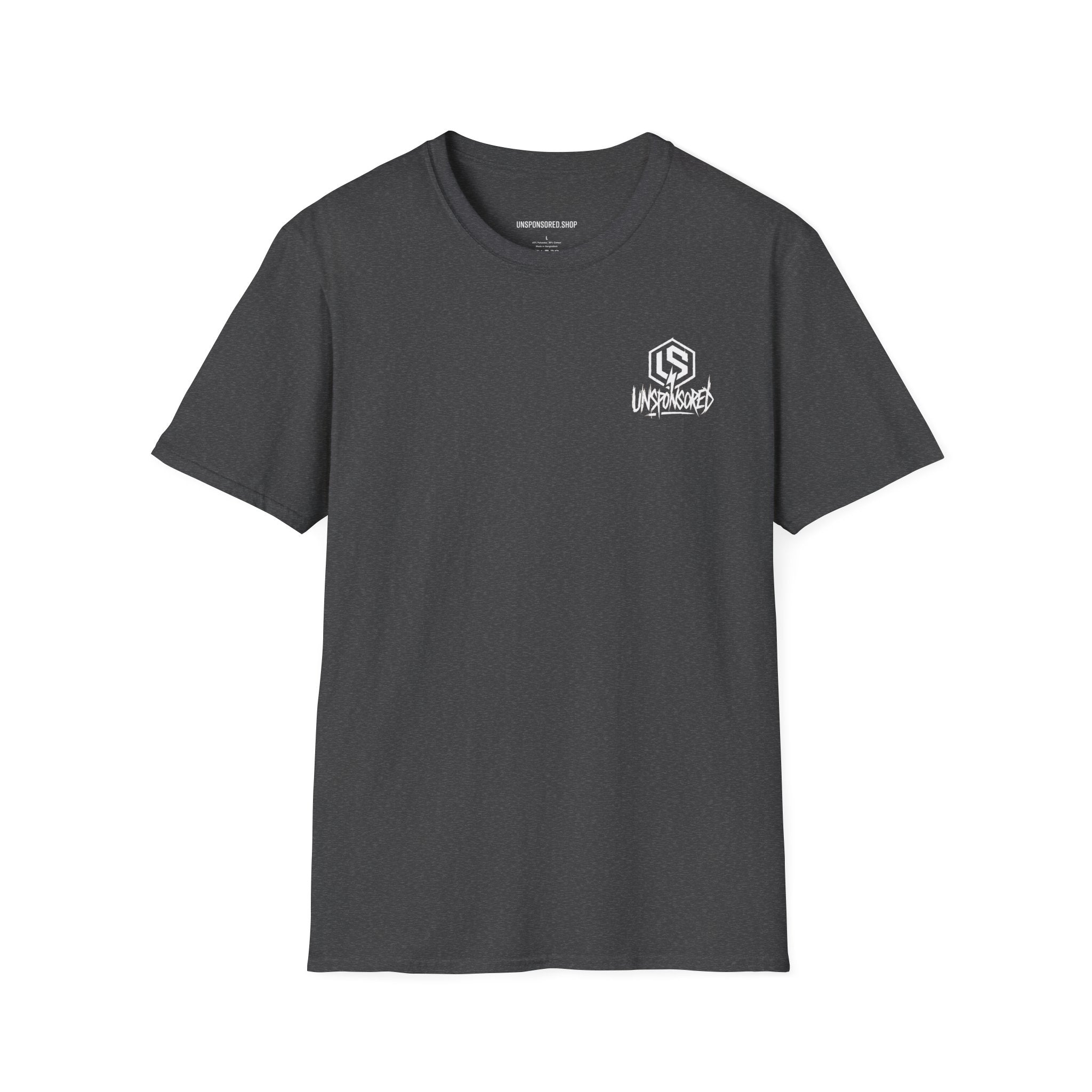 Unsponsored Tag Logo T-Shirt — 'UNSPONSORED' Streetwear Tee