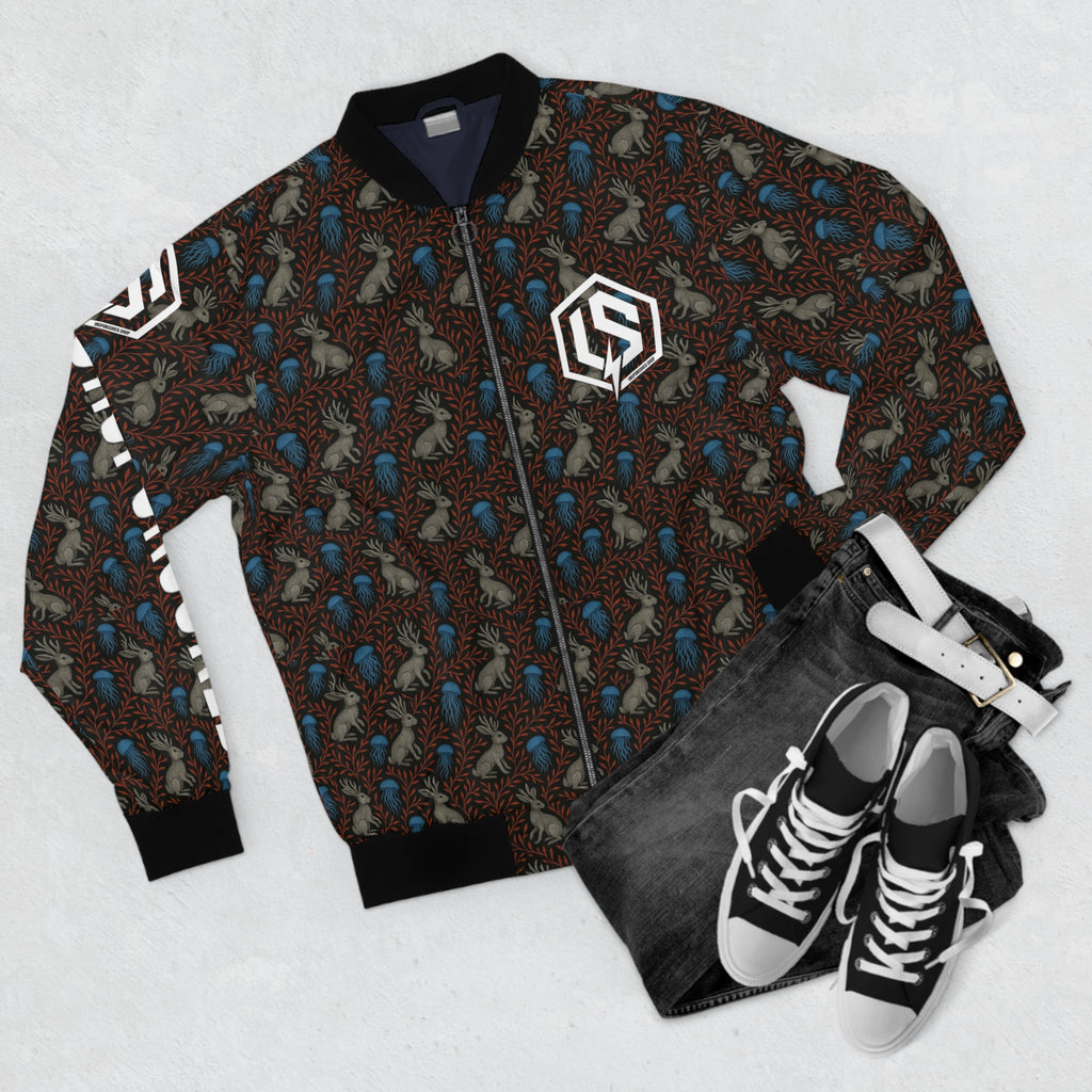 Jackalopes & Jellies Bomber Jacket — All-Over Print Jacket