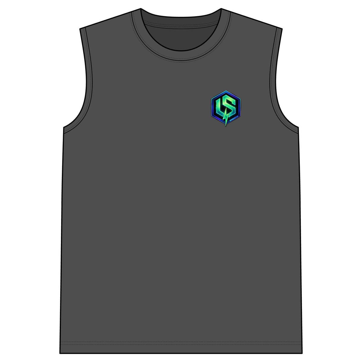 Unsponsored Surf Board Division Graphic Muscle Tank — product photo 2