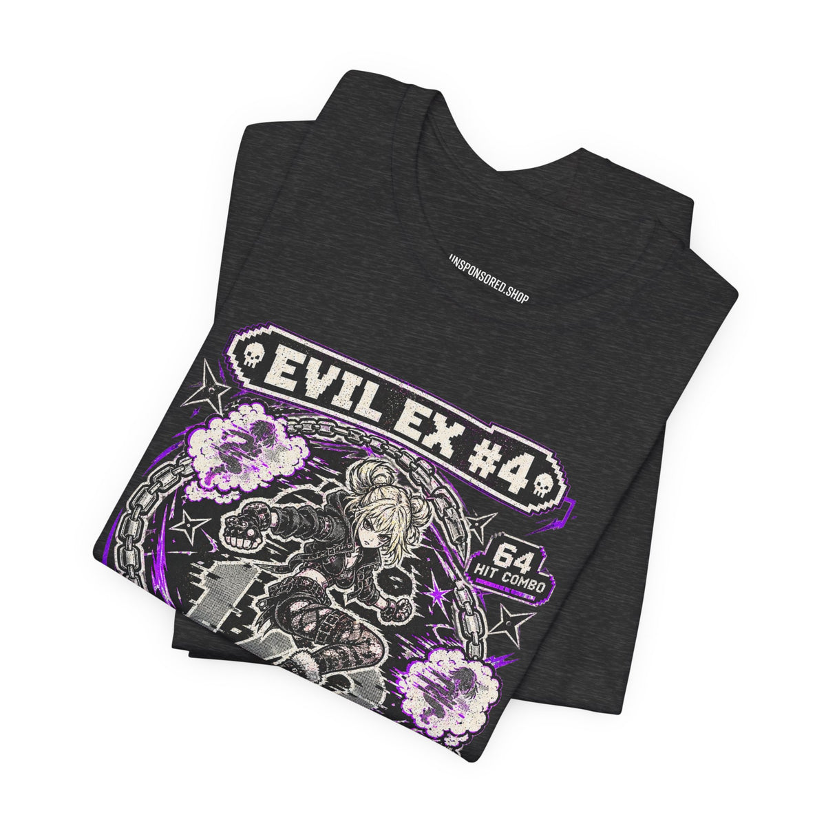 Unsponsored vs the World — Evil Ex #4 Half Ninja Graphic Tee — product photo 11