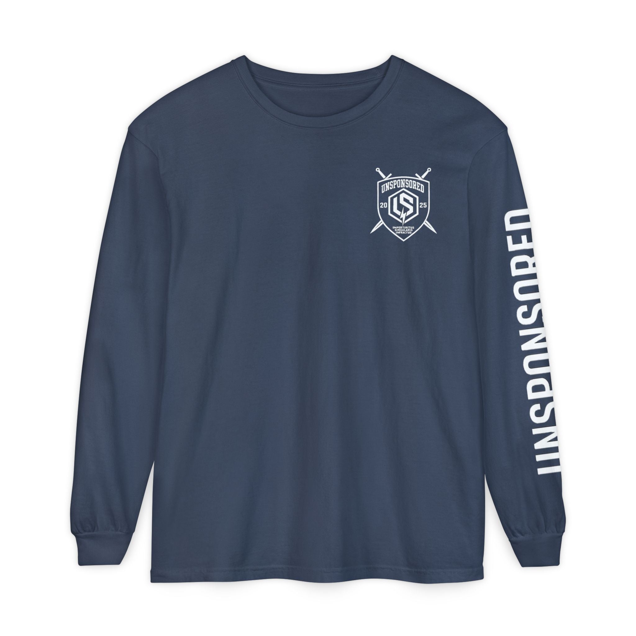 Unsponsored University Crest Long Sleeve T‑Shirt