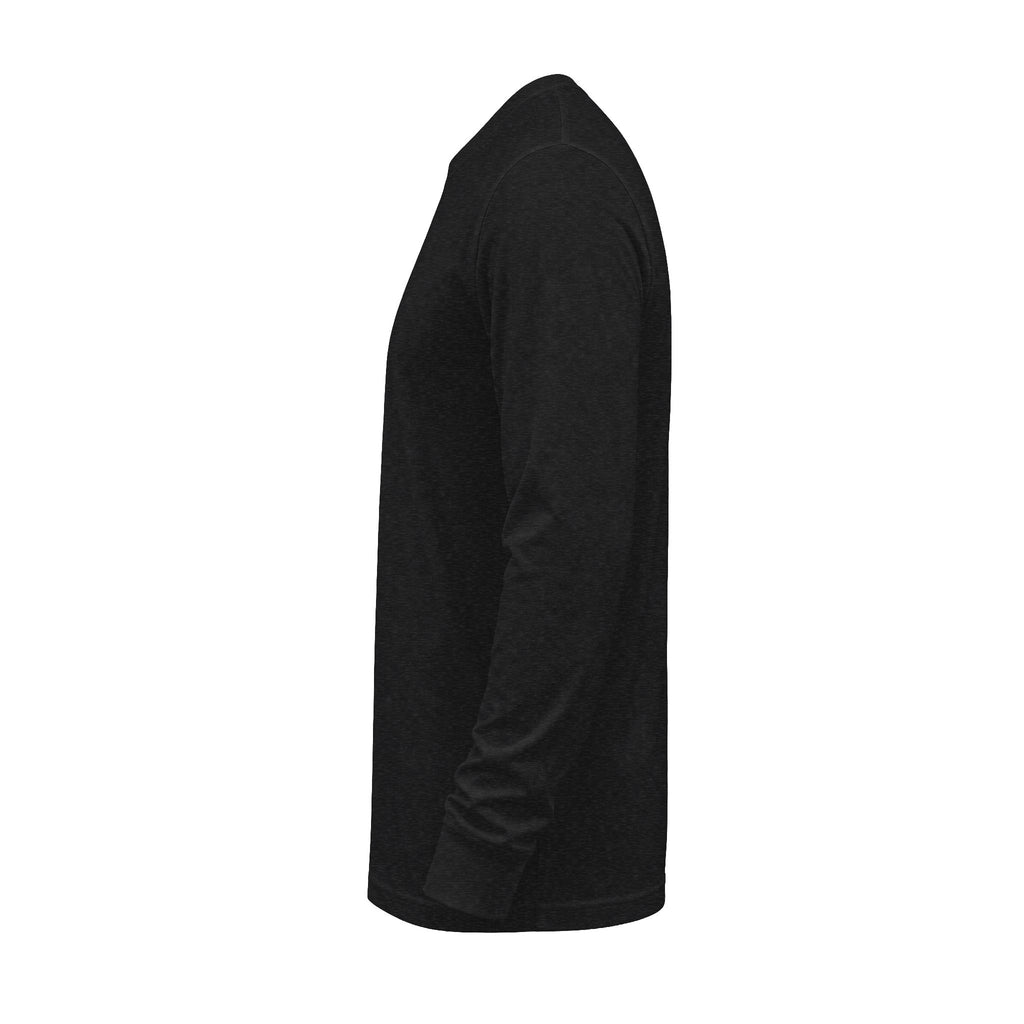 Long Sleeve Tee — Minimal Logo Crewneck (Front Chest & Back Emblem)