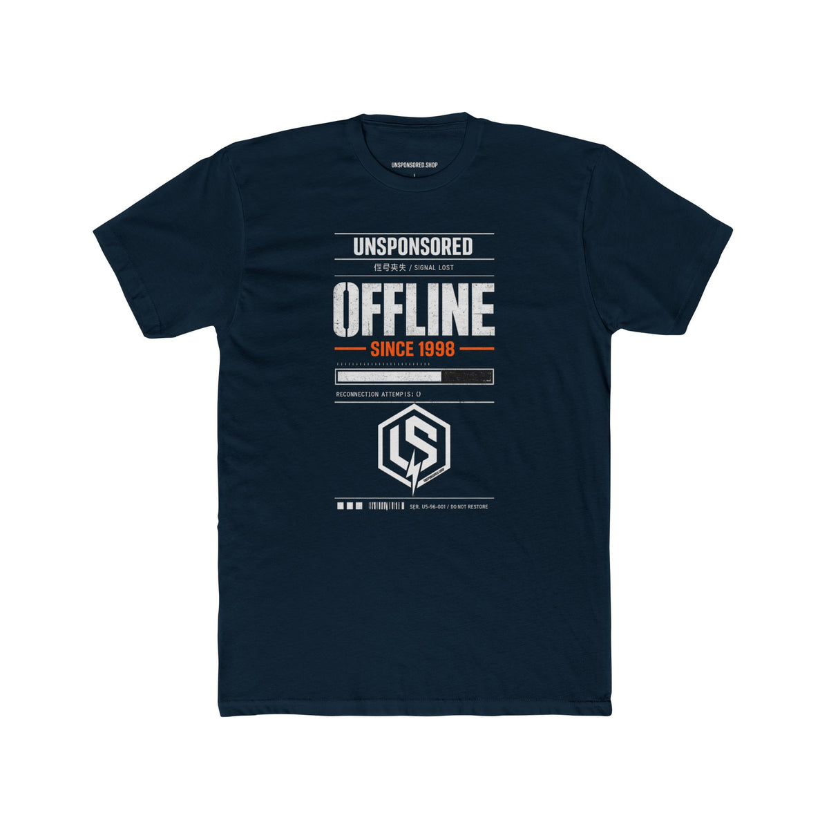 Unsponsored Offline and Still Loading Graphic Tee — product photo 3