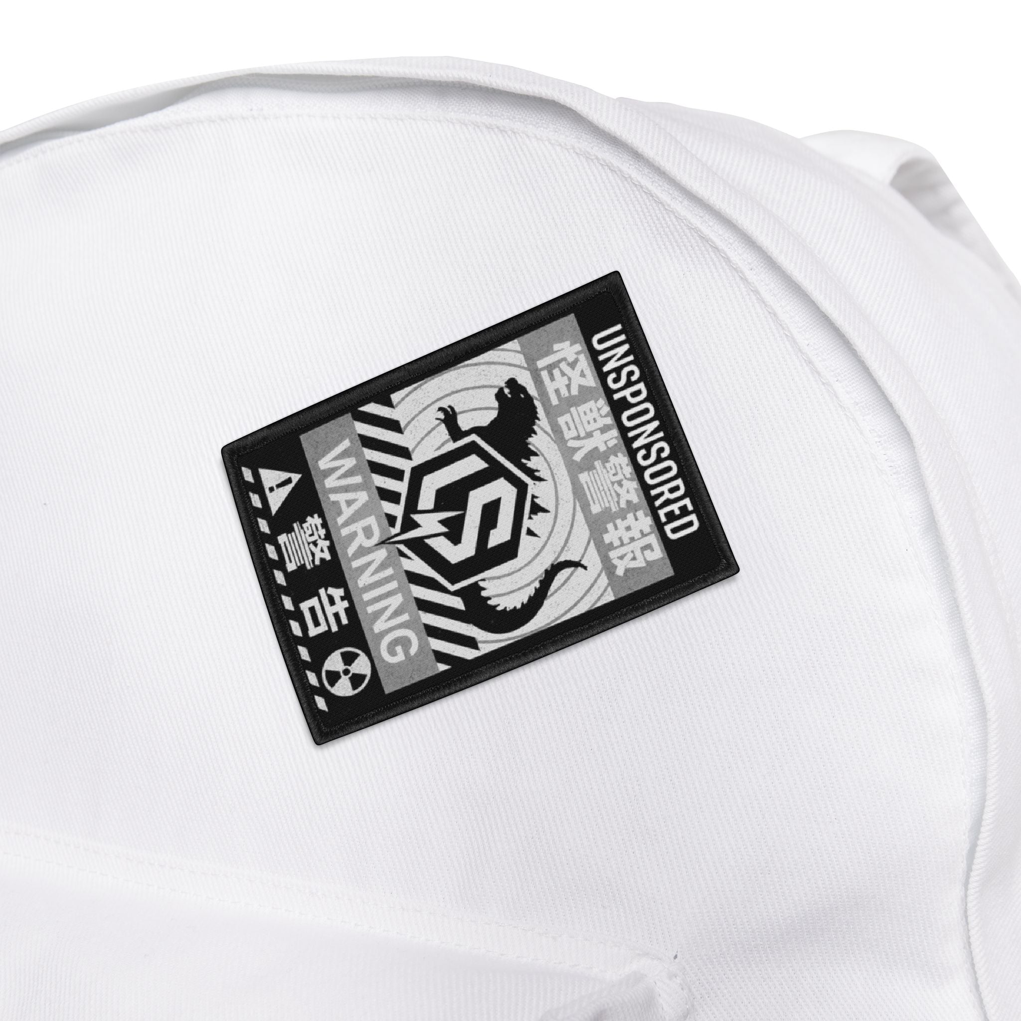 God Kaiju Warning — Iron-On Patch