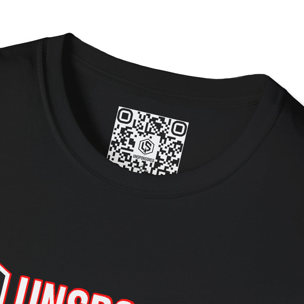 Unsponsored (Team Red) Logo T-Shirt — Bold LS Hex Emblem Tee