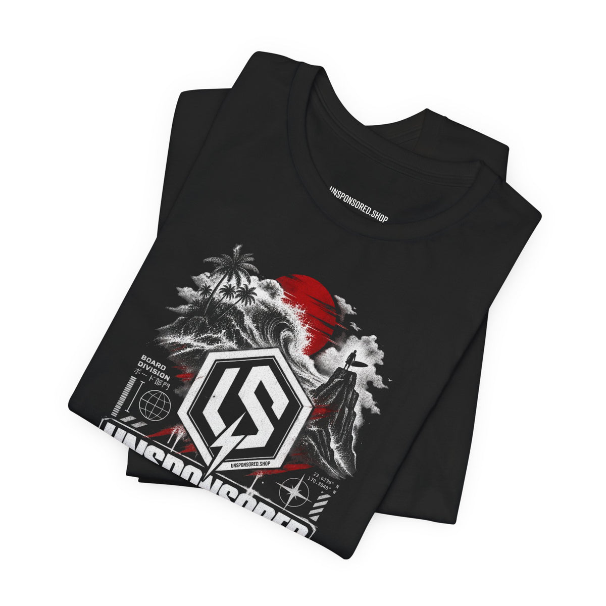 Unsponsored Tide Report Surf Graphic Tee — Board Division — product photo 5