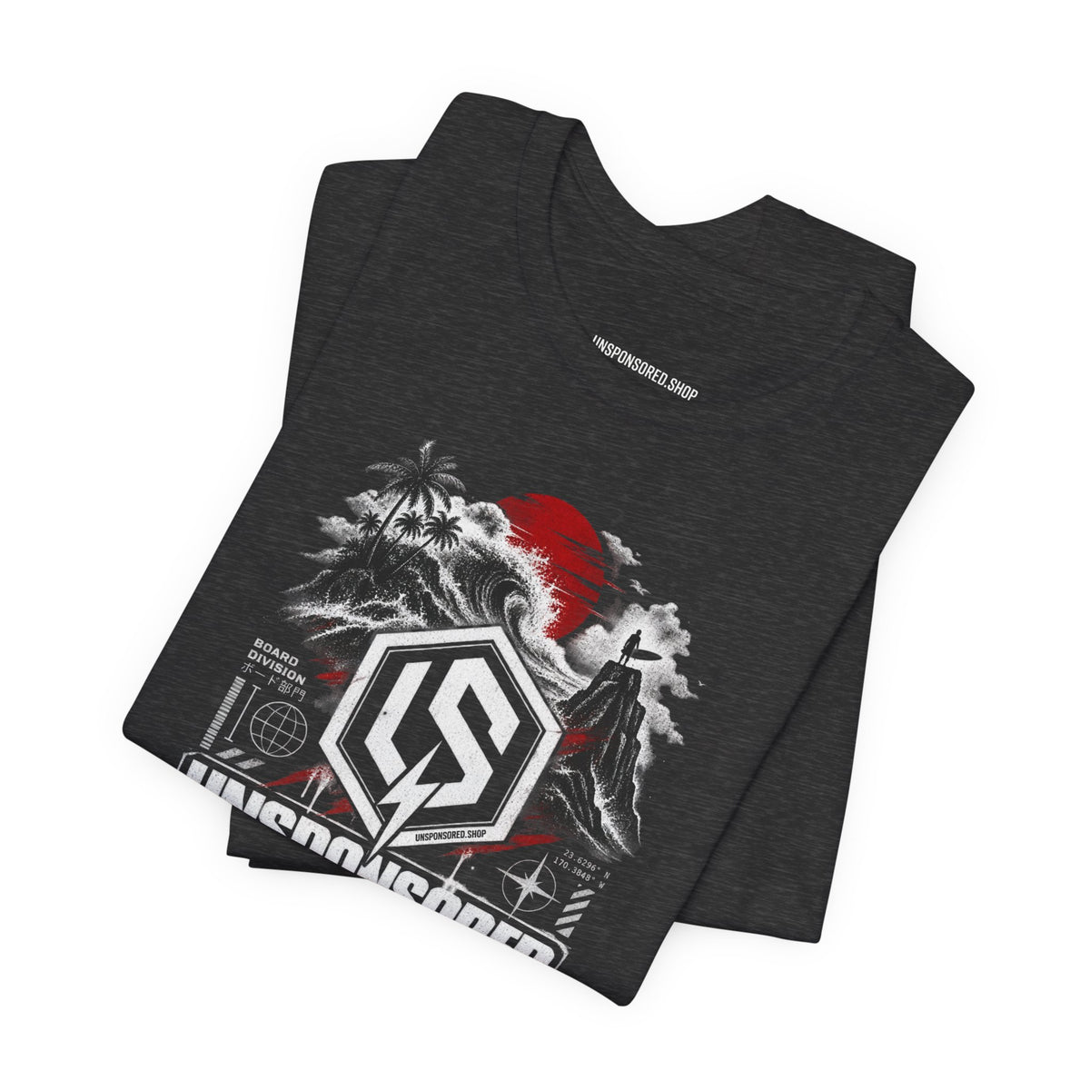 Unsponsored Tide Report Surf Graphic Tee — Board Division — product photo 11