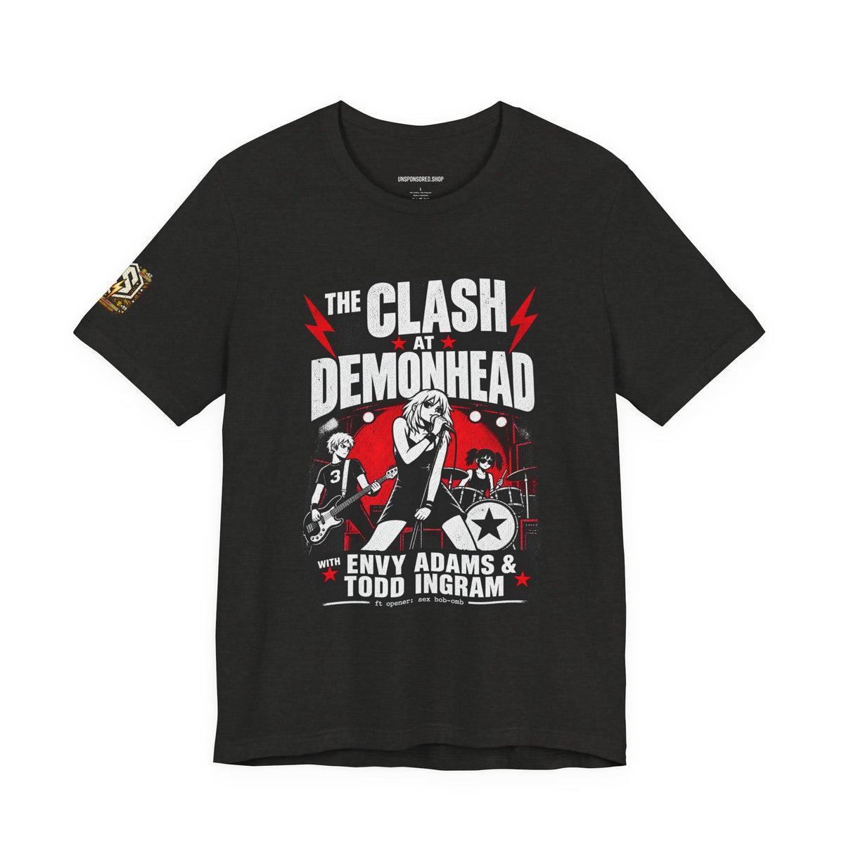Unsponsored vs the World — Clash Show Graphic Tee — product photo 2
