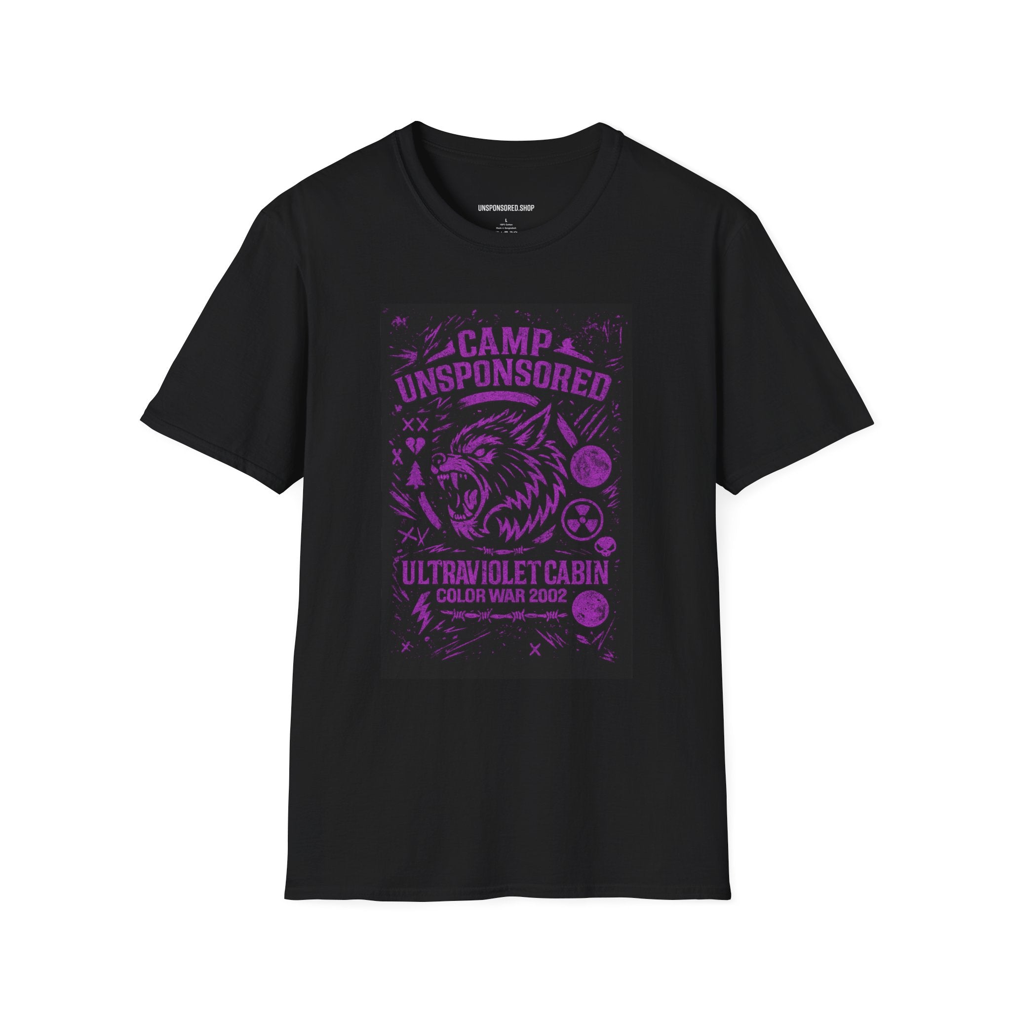 Camp Unsponsored - Ultraviolet Cabin - Color War Shirt