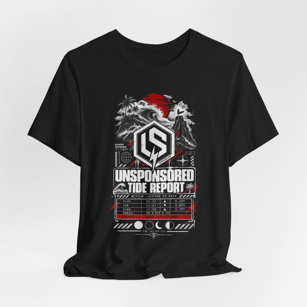 Unsponsored Tide Report Surf Graphic Tee — Board Division — product photo 6