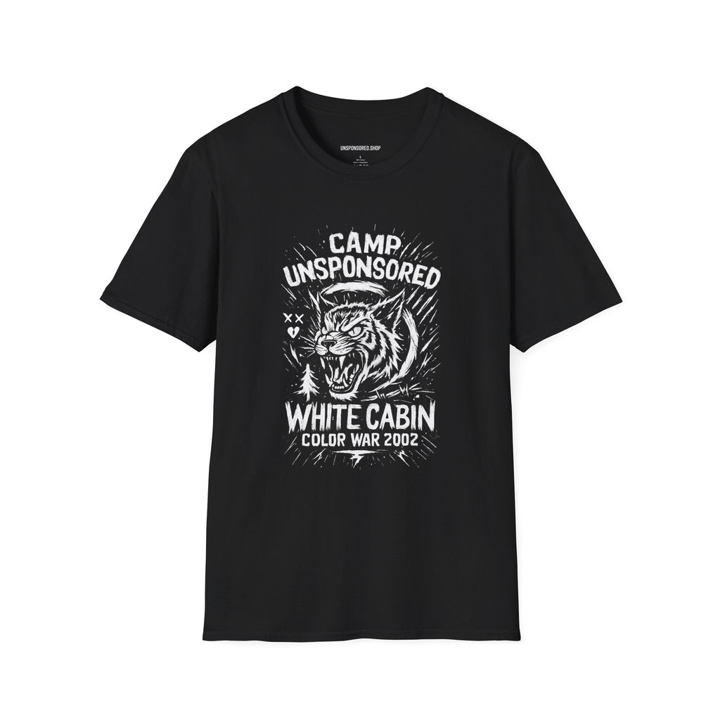 Camp Unsponsored - White Cabin - Color War Shirt