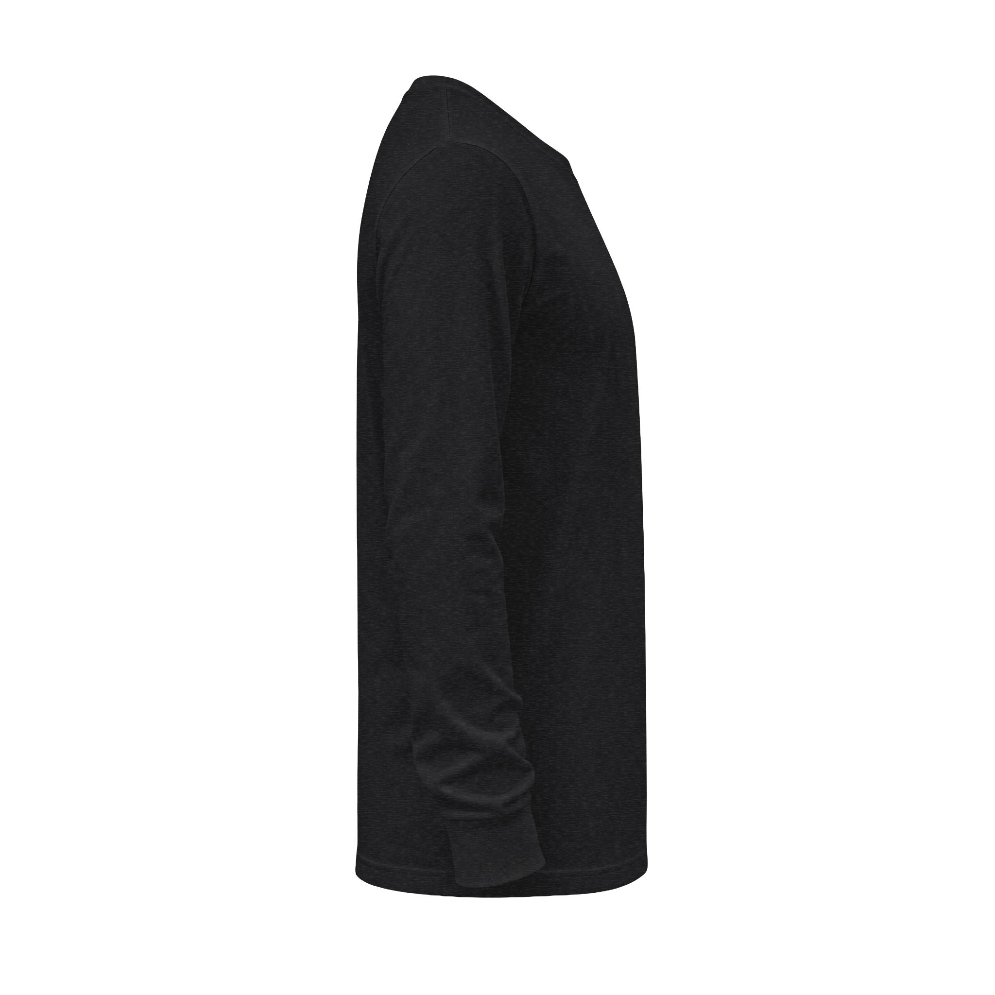 Long Sleeve Tee — Minimal Logo Crewneck (Front Chest & Back Emblem)