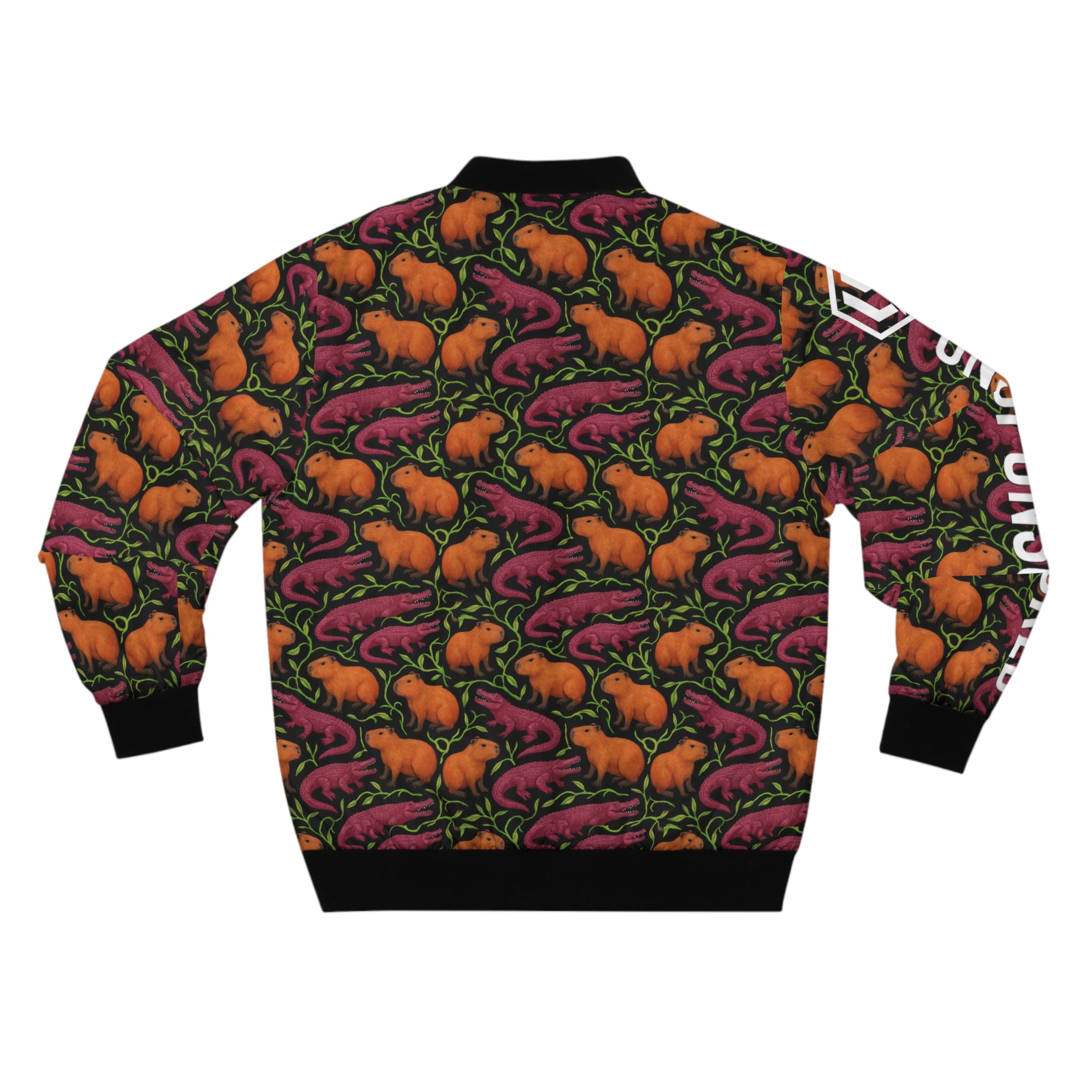 Capybara & Crocs - AOP Bomber Jacket