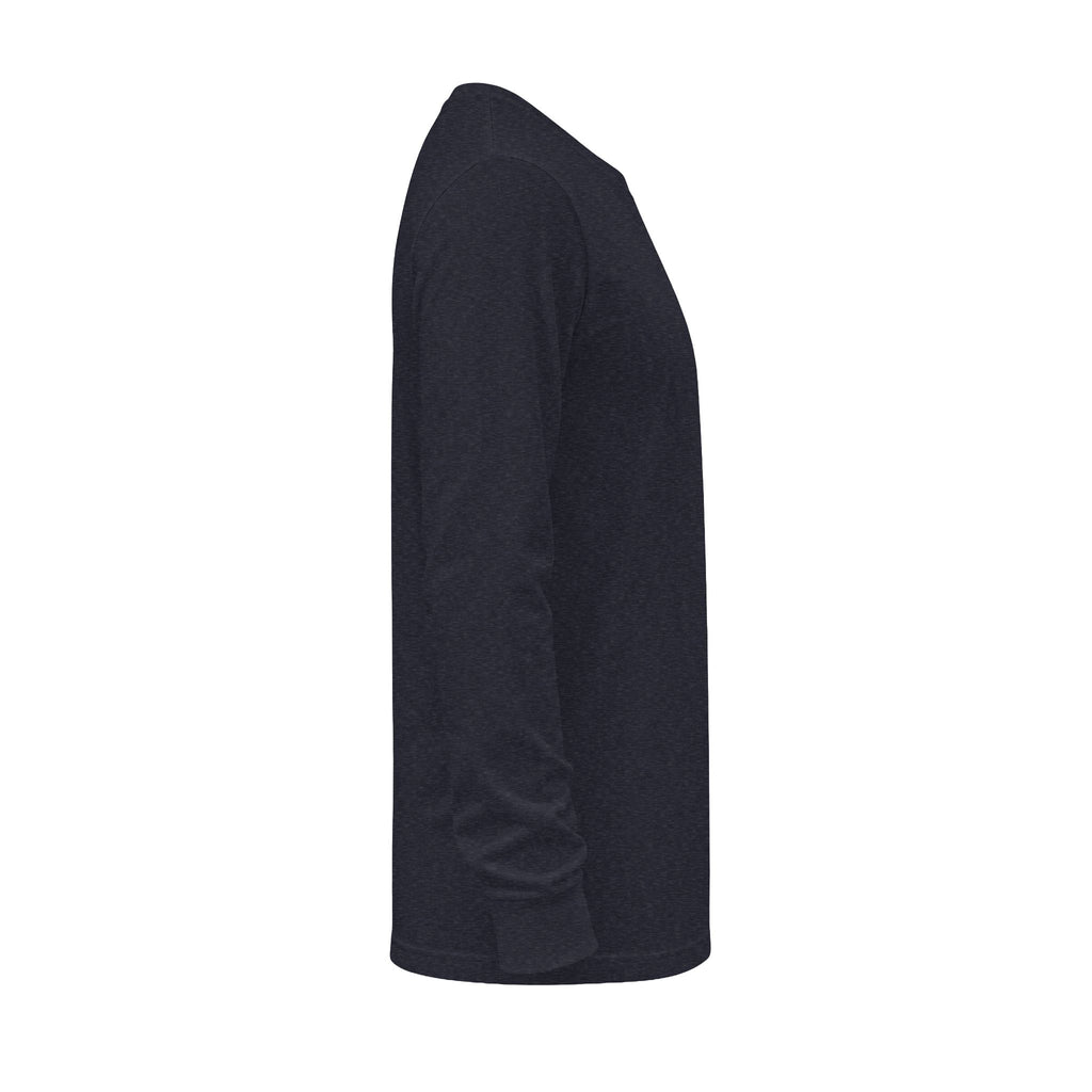 Long Sleeve Tee — Minimal Logo Crewneck (Front Chest & Back Emblem)