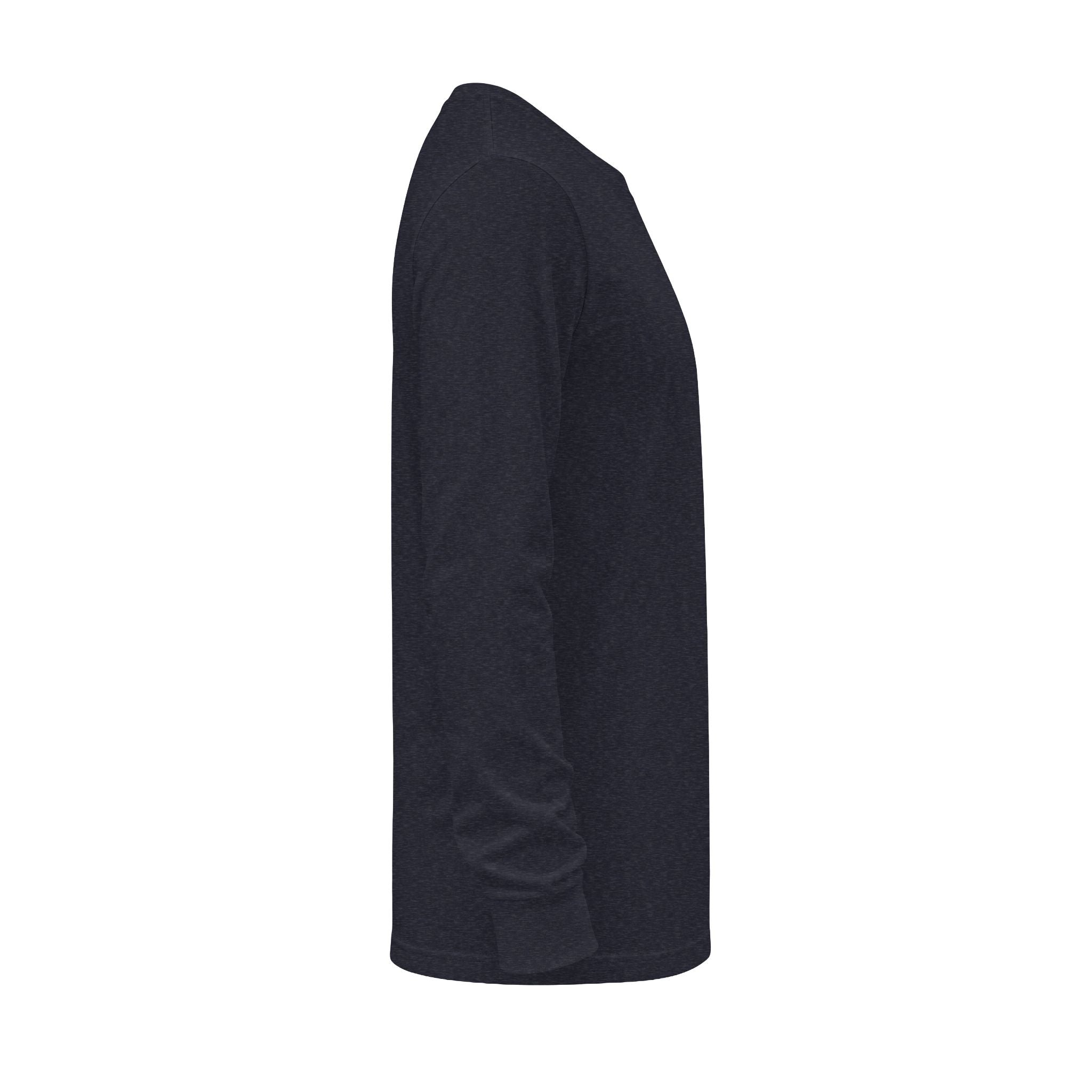 Long Sleeve Tee — Minimal Logo Crewneck (Front Chest & Back Emblem)