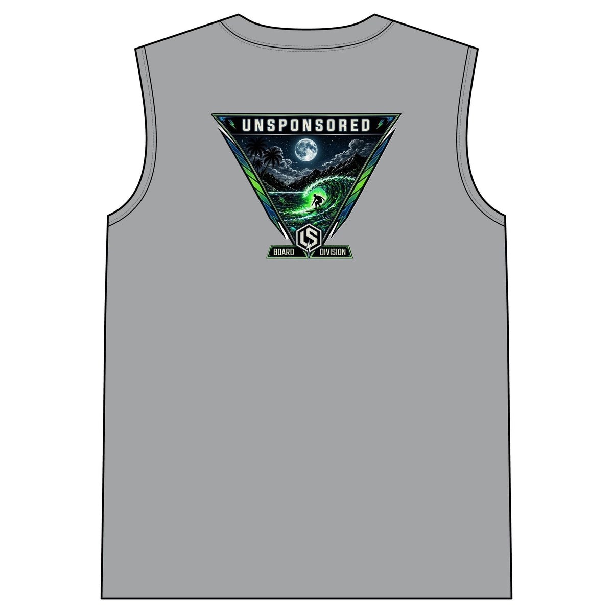 Unsponsored Surf Board Division Graphic Muscle Tank — product photo 10