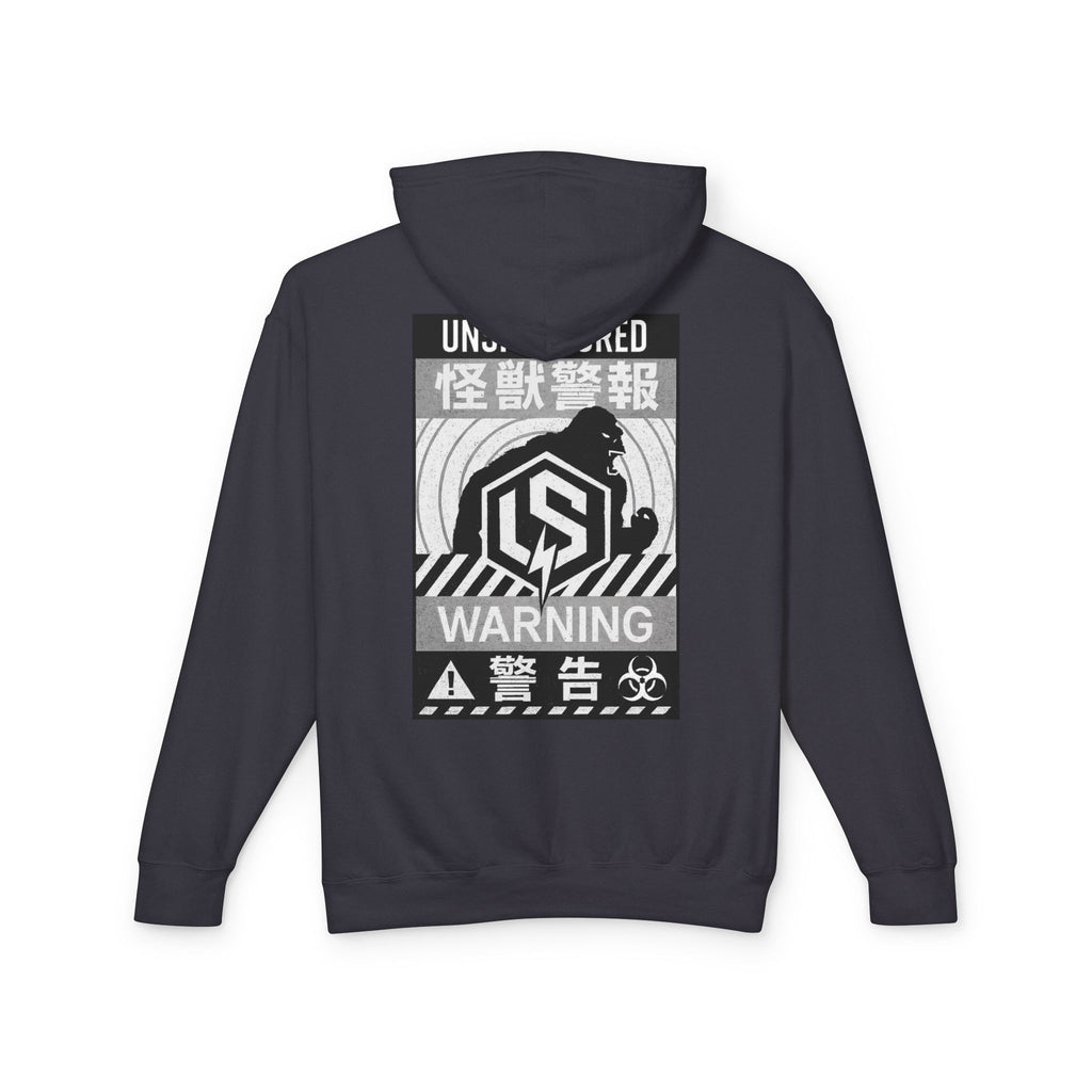 Gorilla Kaiju Graphic Hoodie — Unsponsored Retro Japanese Monster Poster Tee