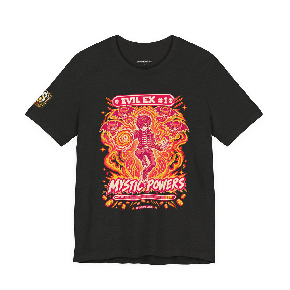 Unsponsored vs the World — Evil Ex #1 Graphic Tee — product photo 2