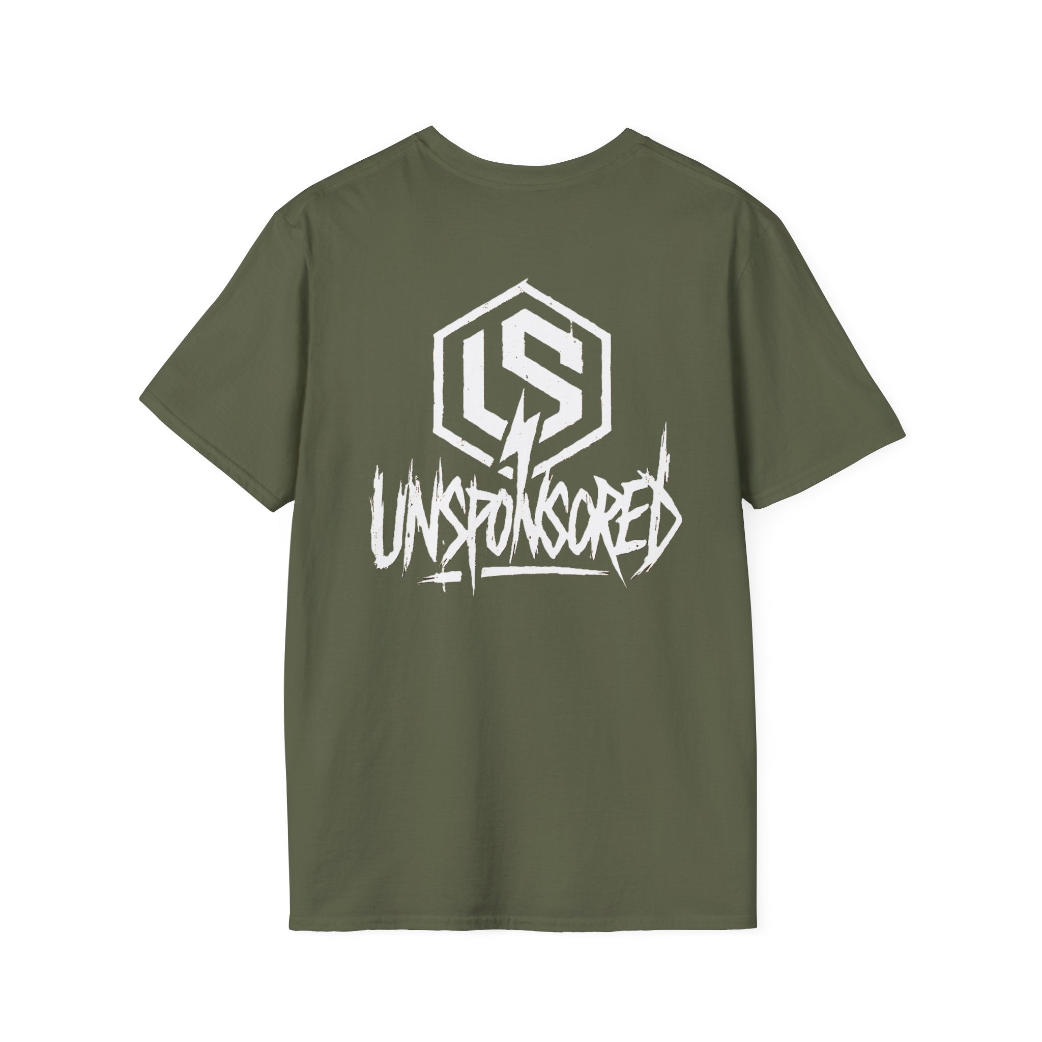 Unsponsored Tag Logo T-Shirt — 'UNSPONSORED' Streetwear Tee