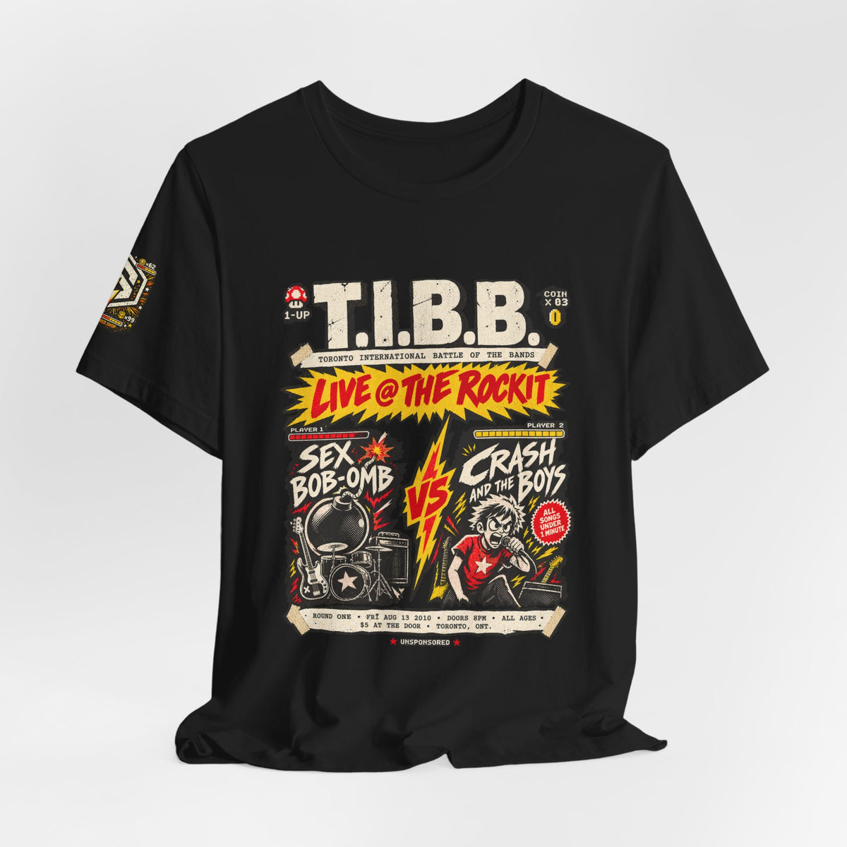 Unsponsored vs the World — TIBB Graphic Tee — product photo 6
