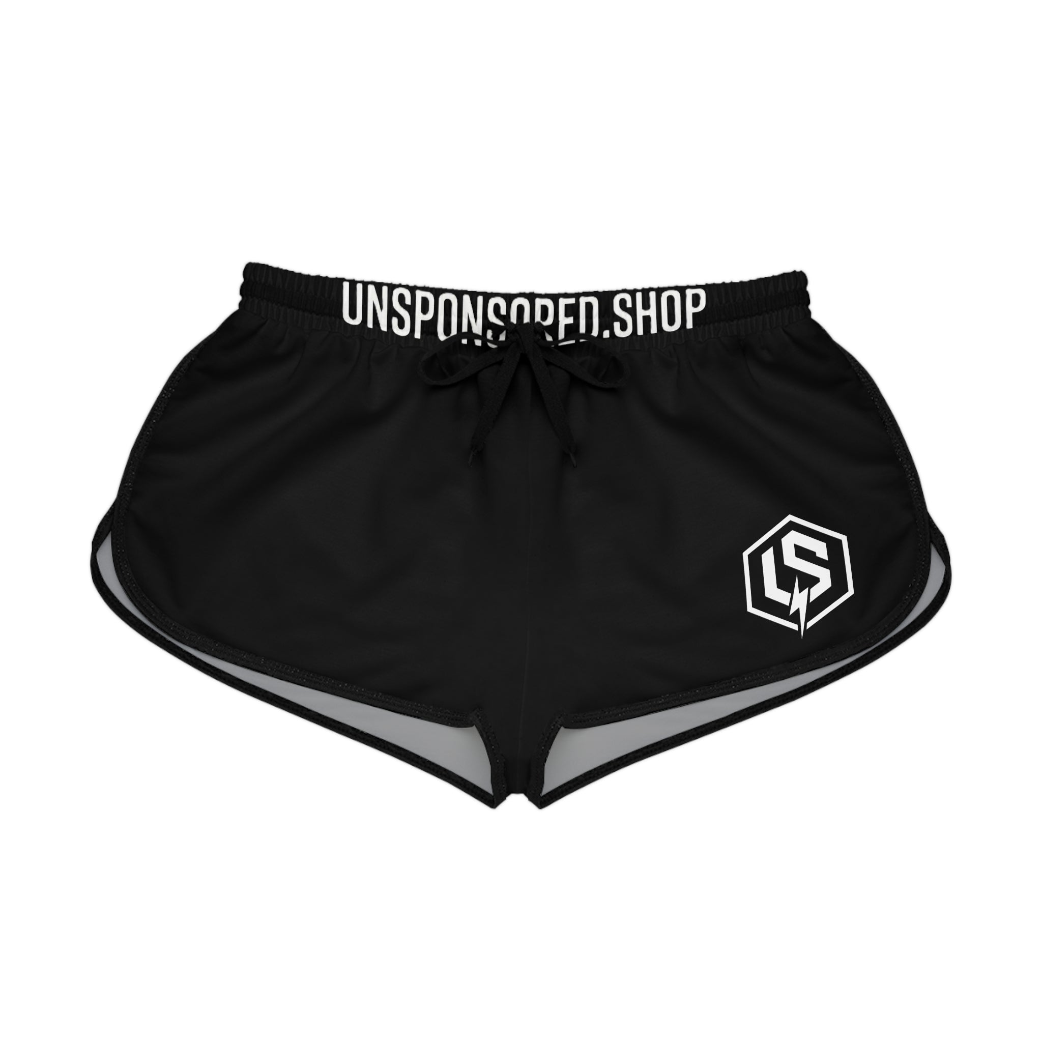 'Andy Special' Relaxed Shorts — 'Unsponsored' Bold Back Logo Athletic Lounge Shorts