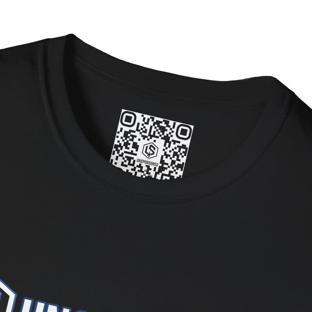 Unsponsored (Team Blue) Logo T-Shirt — Bold LS Hex Emblem Tee