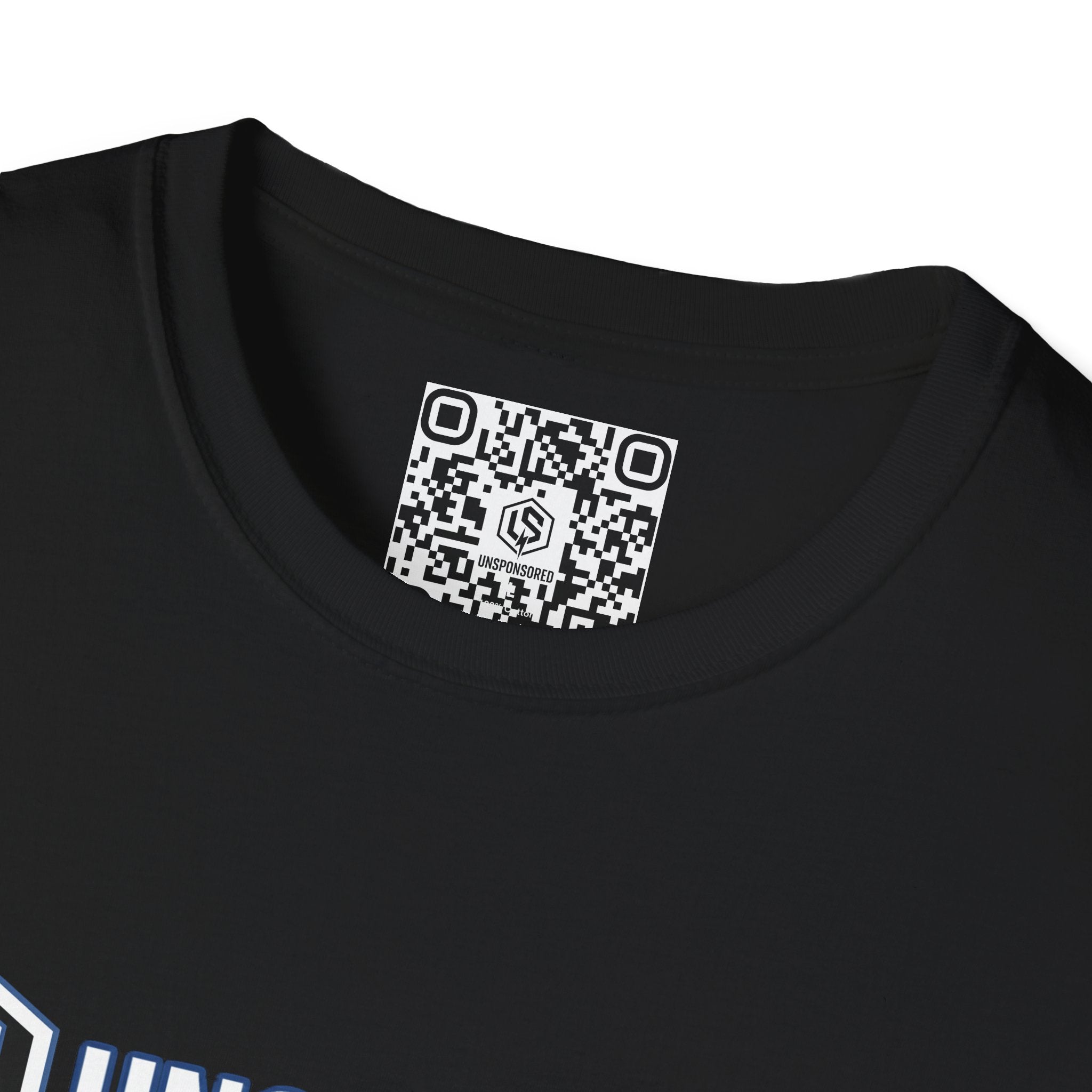 Unsponsored (Team Blue) Logo T-Shirt — Bold LS Hex Emblem Tee