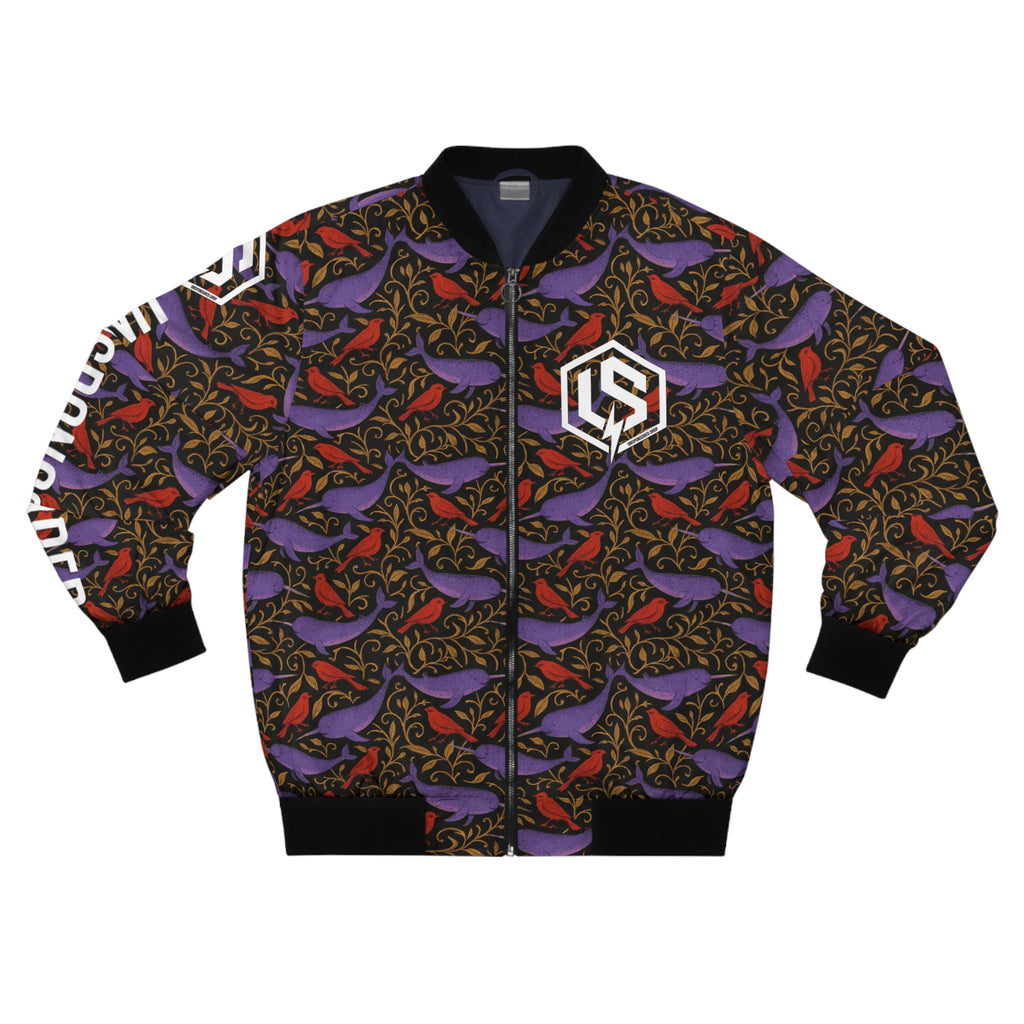 Narwahls & Nightingales – AOP Bomber Jacket