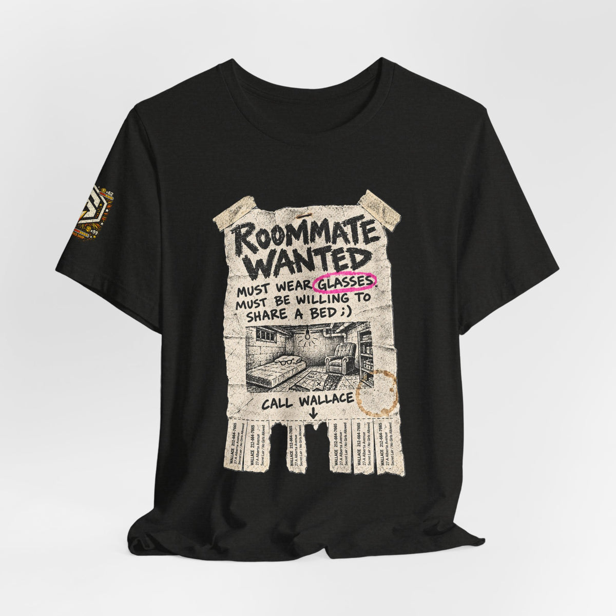 Unsponsored vs the World — Roommate Wanted Graphic Tee — product photo 9
