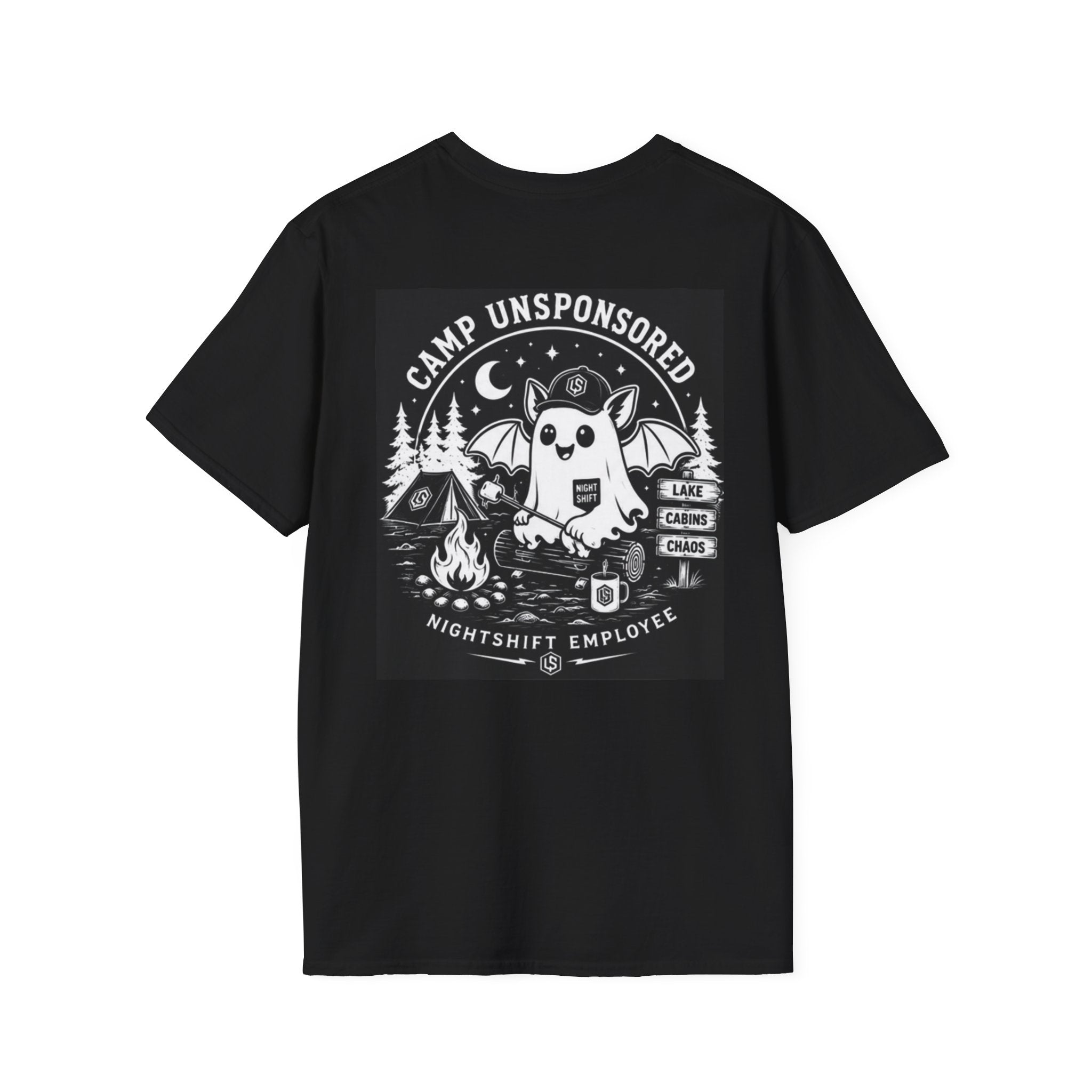 Batghost Camp Unsponsored - Campfire Nightshift Pocket Logo