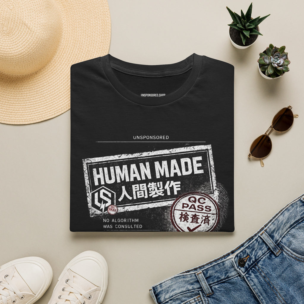 Human Made Graphic T-Shirt — Vintage 'Human Made' Stamp Design