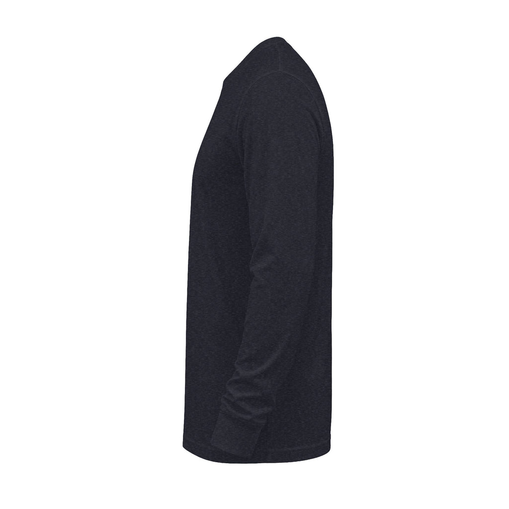 Long Sleeve Tee — Minimal Logo Crewneck (Front Chest & Back Emblem)