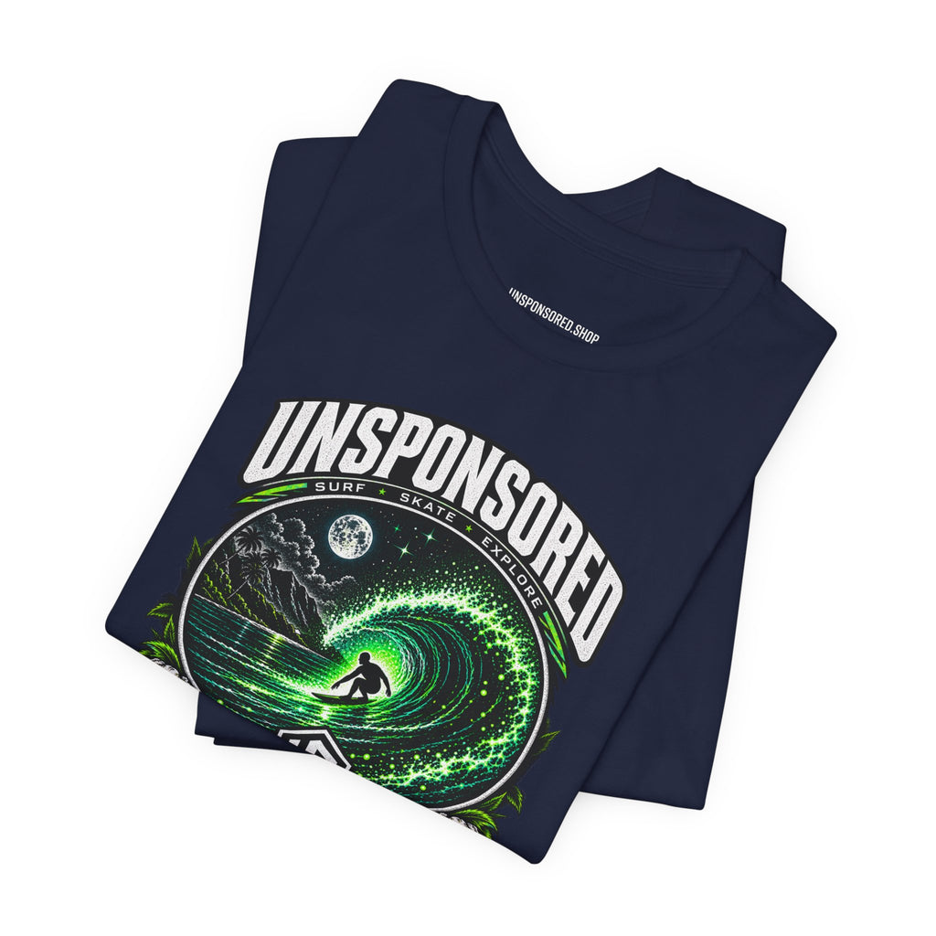 Unsponsored Green Wave Surf Graphic Tee — Board Division — product photo 15