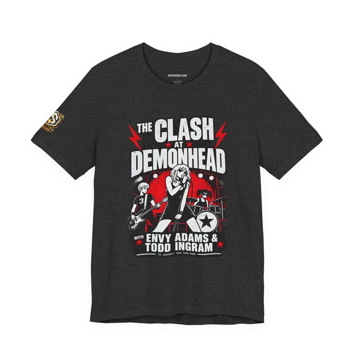 Unsponsored vs the World — Clash Show Graphic Tee — product photo 3