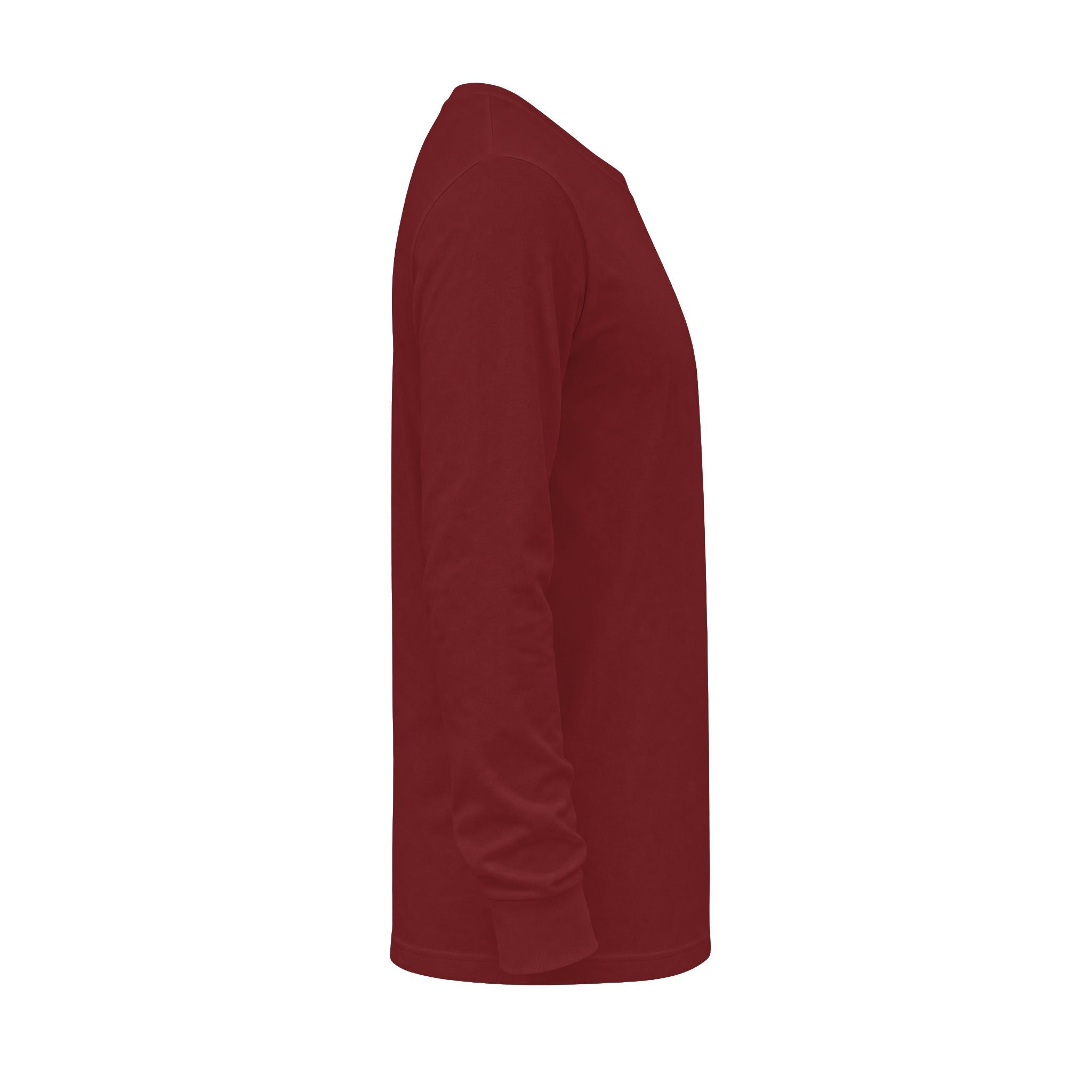 Long Sleeve Tee — Minimal Logo Crewneck (Front Chest & Back Emblem)
