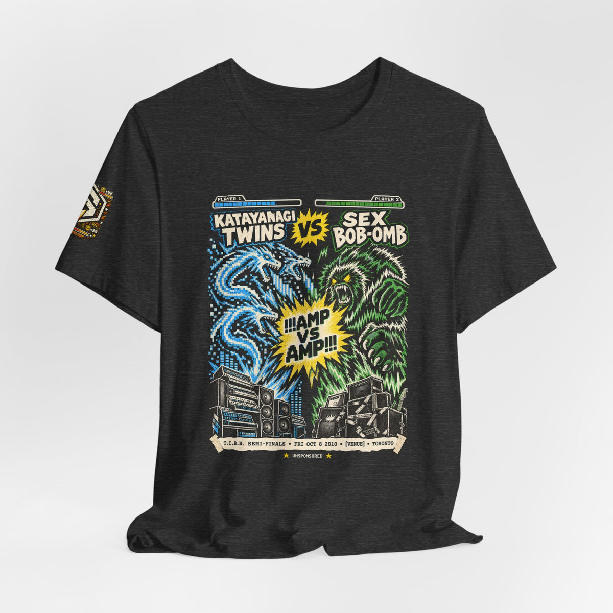 Unsponsored vs the World — Amp vs Amp Graphic Tee — product photo 12